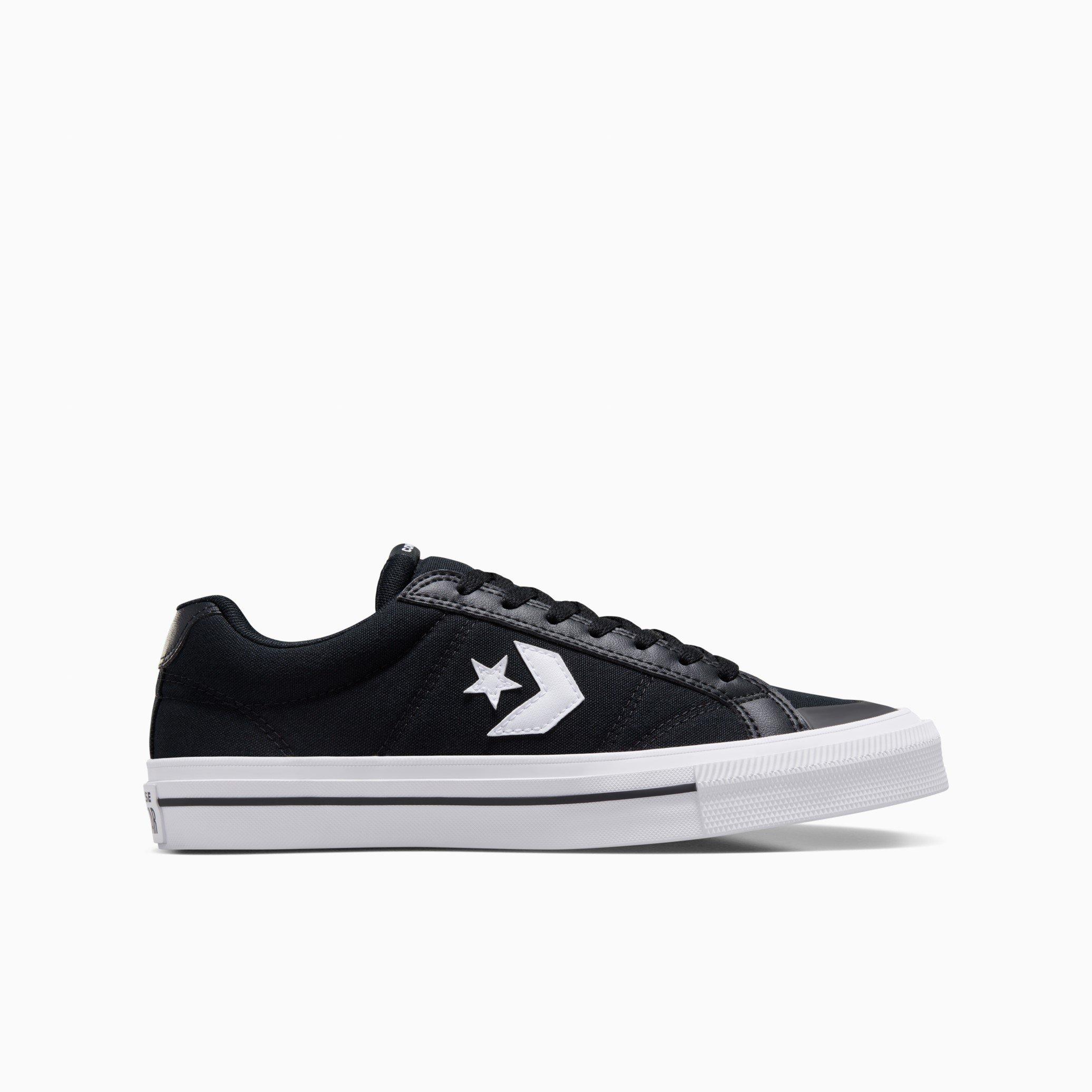 Converse Men's Canvas Trainers - Black/White - 7 (41)
