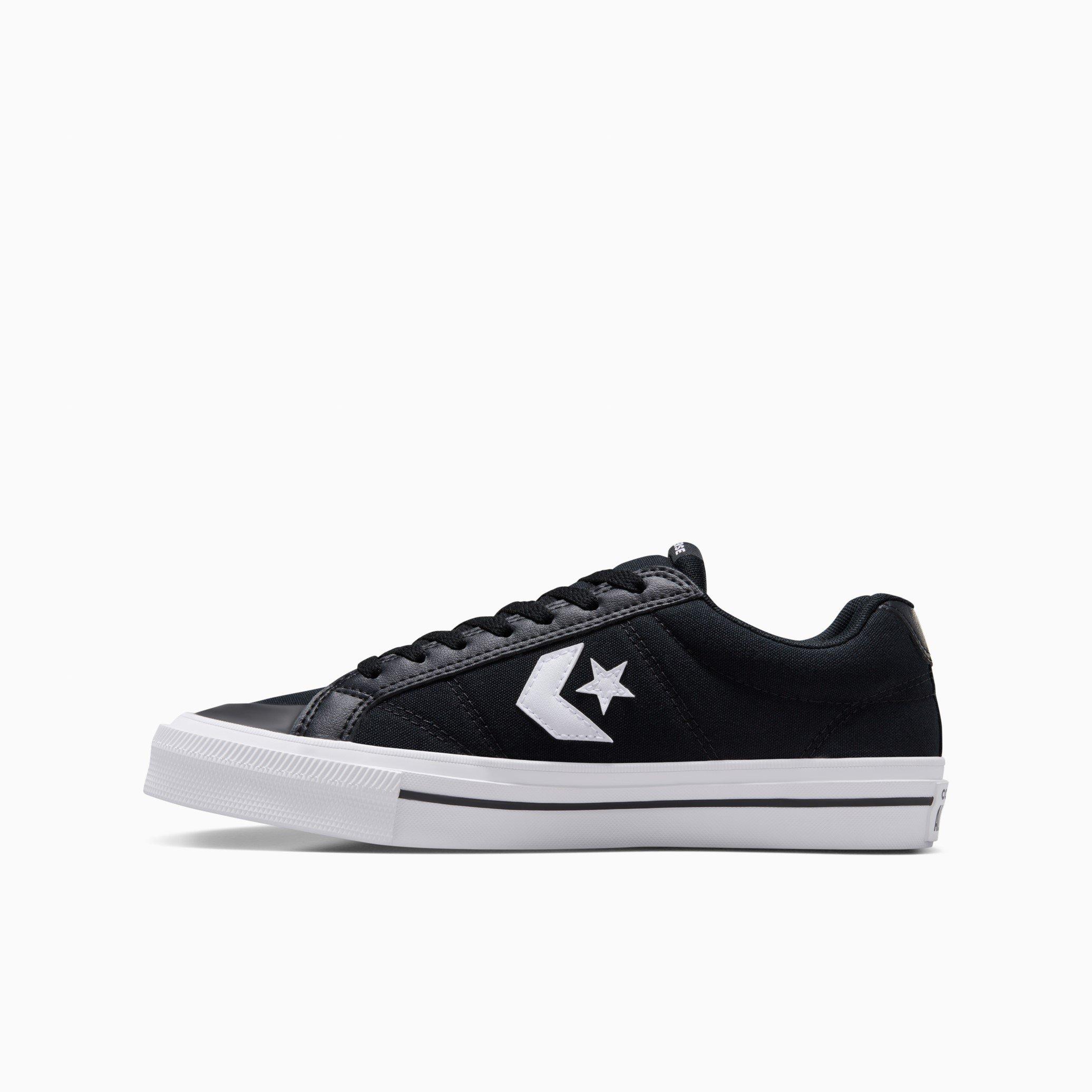 Black/White - Converse - Men's Canvas Trainers - 2