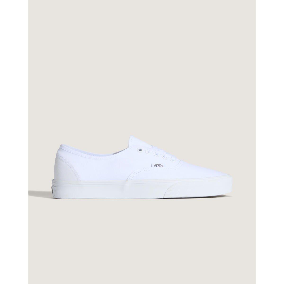 Vans Men's Authentic Canvas Trainers - True White - 11 (46)