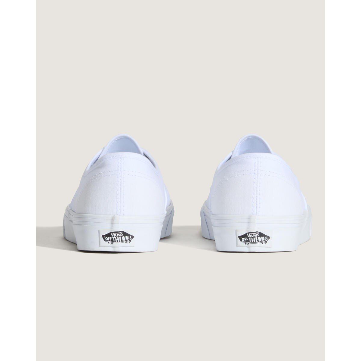 True White - Vans - Men's Authentic Canvas Trainers - 6