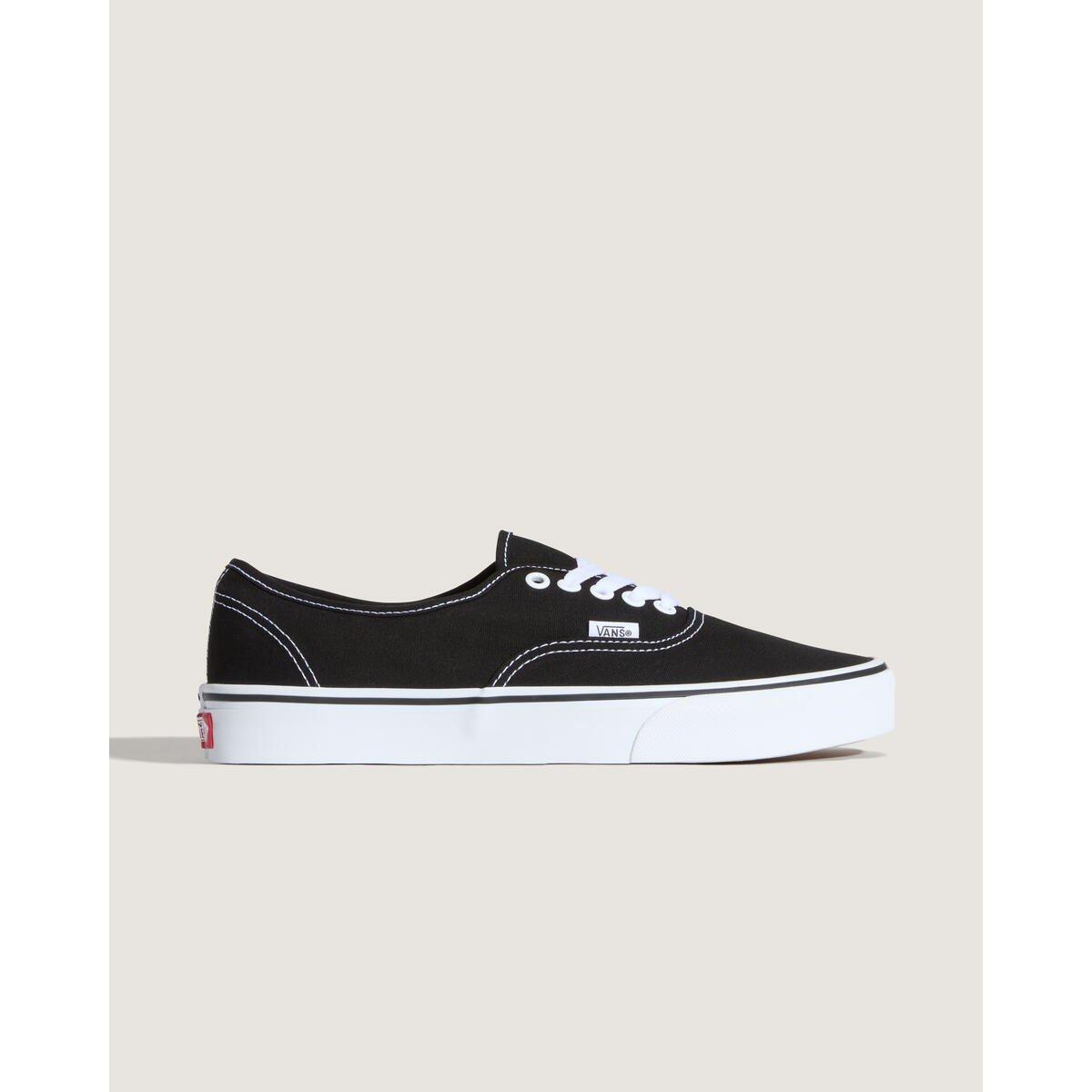 Vans Men's Authentic Canvas Trainers - Black - 11 (46)