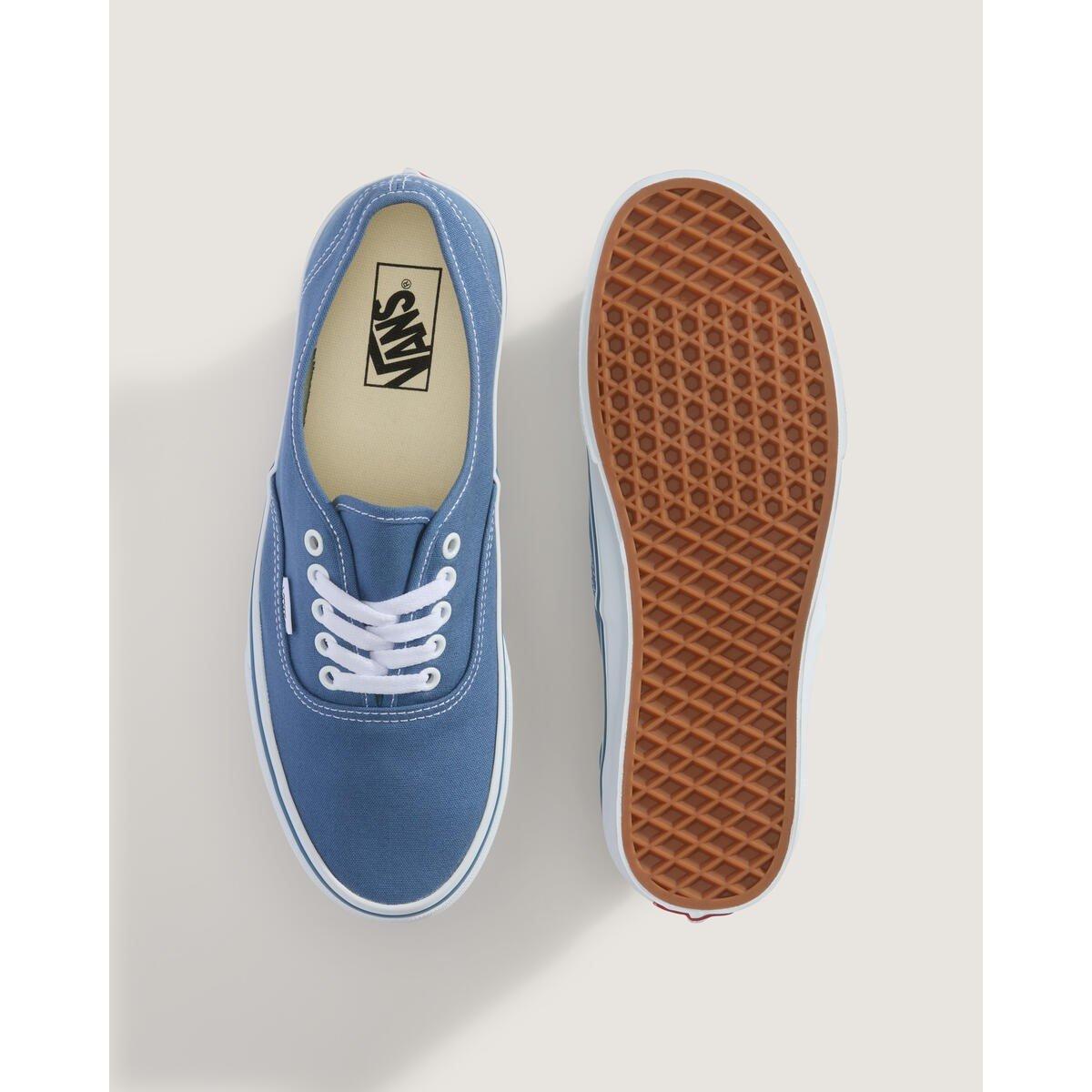 Navy - Vans - Men's Authentic Canvas Trainers - 3