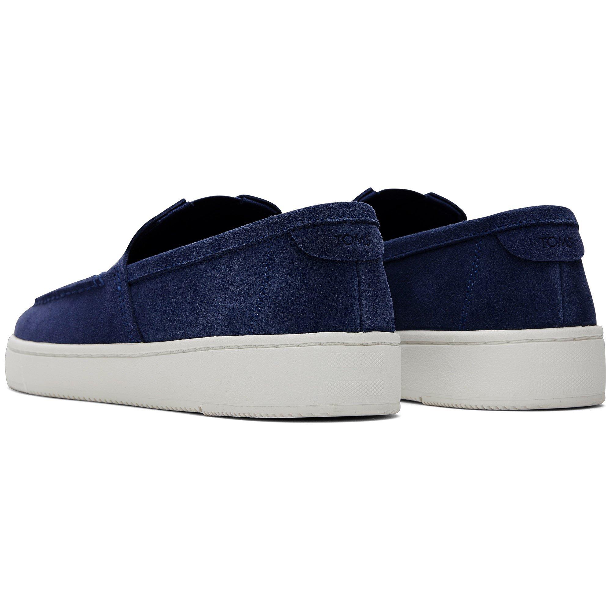 Navy Sd - Toms - Men's Canvas Trainers - 3