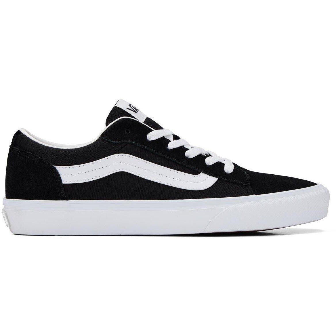 Black/White - Vans - Mens Vero Canvas Trainers - 1