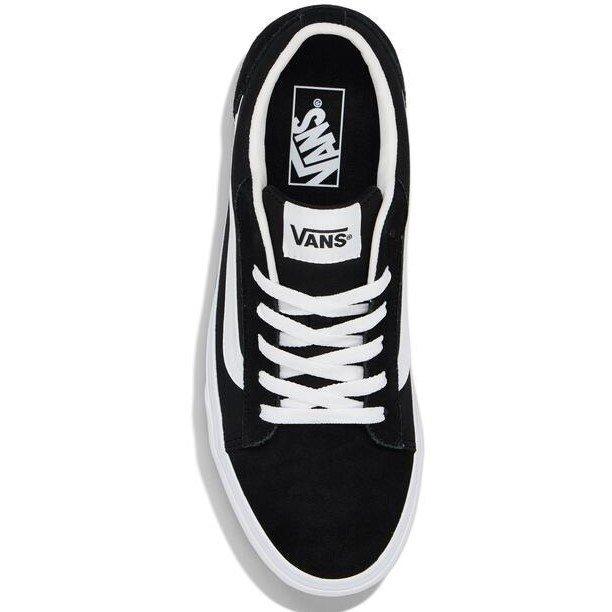Black/White - Vans - Mens Vero Canvas Trainers - 2