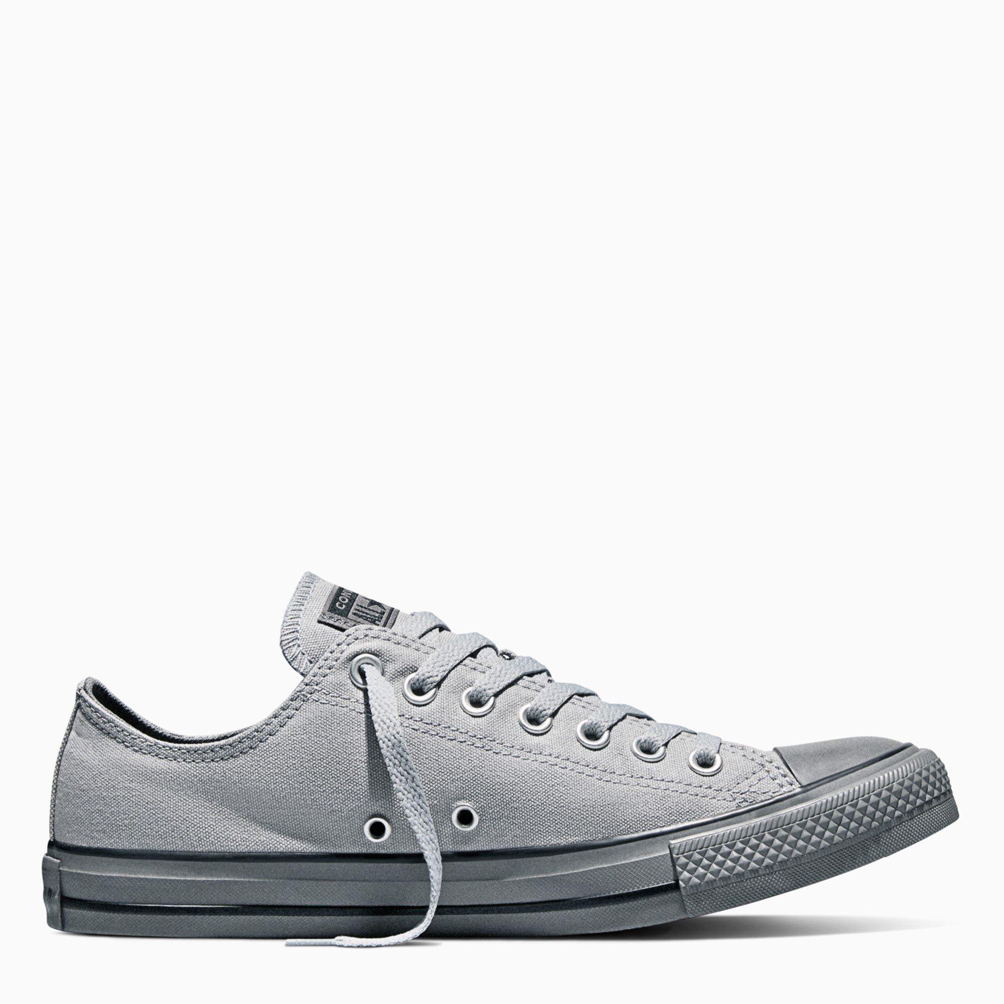 Grey/White - Converse - Men's Canvas Trainers - 1