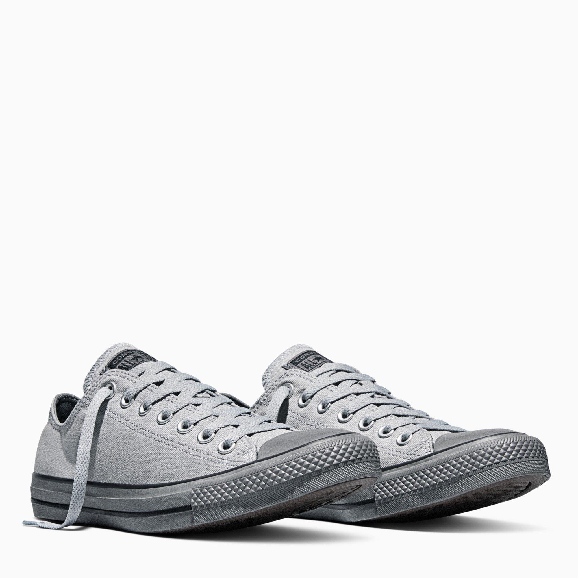 Grey/White - Converse - Men's Canvas Trainers - 3