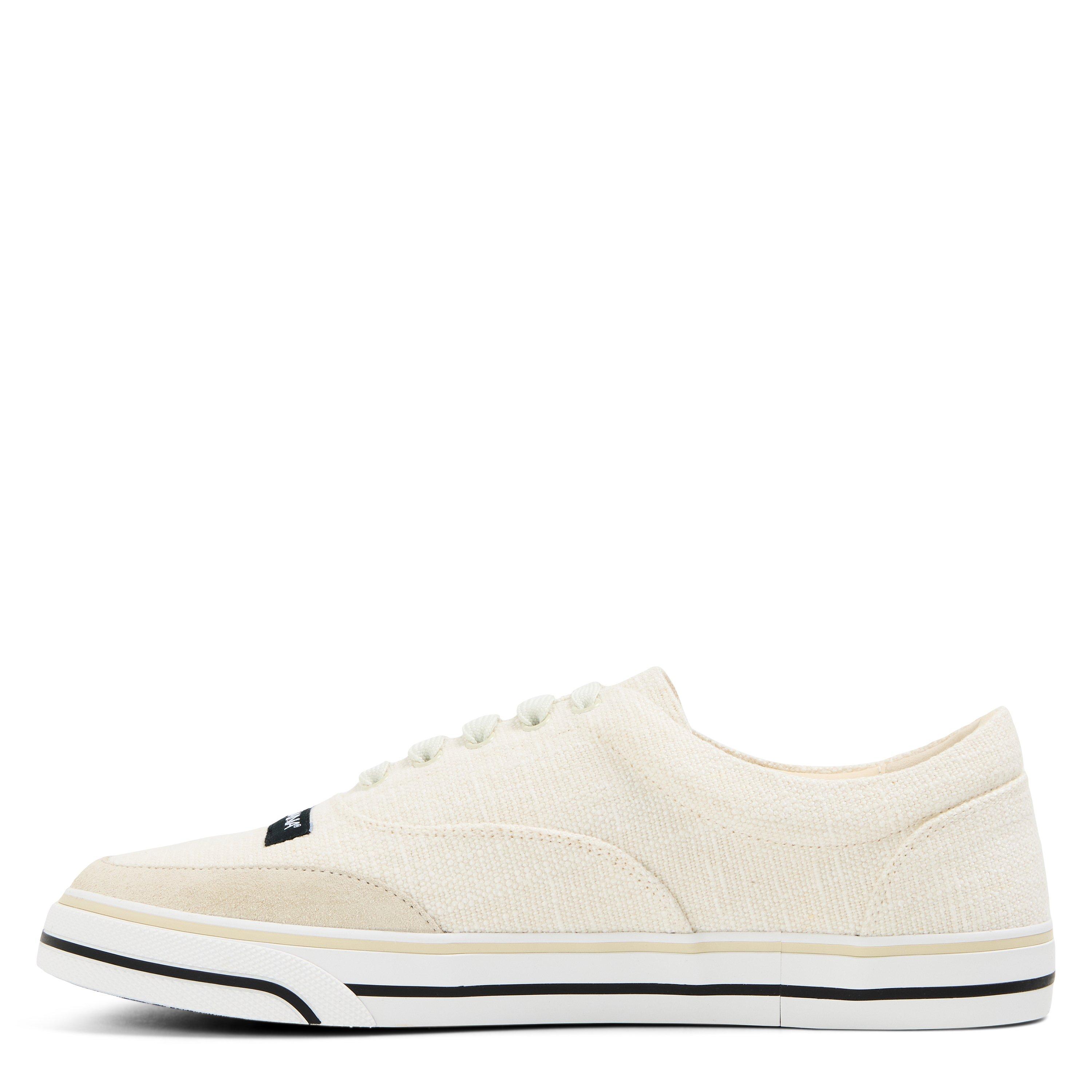 White/Beige - Dolce and Gabbana - Men's Canvas Trainers - 2