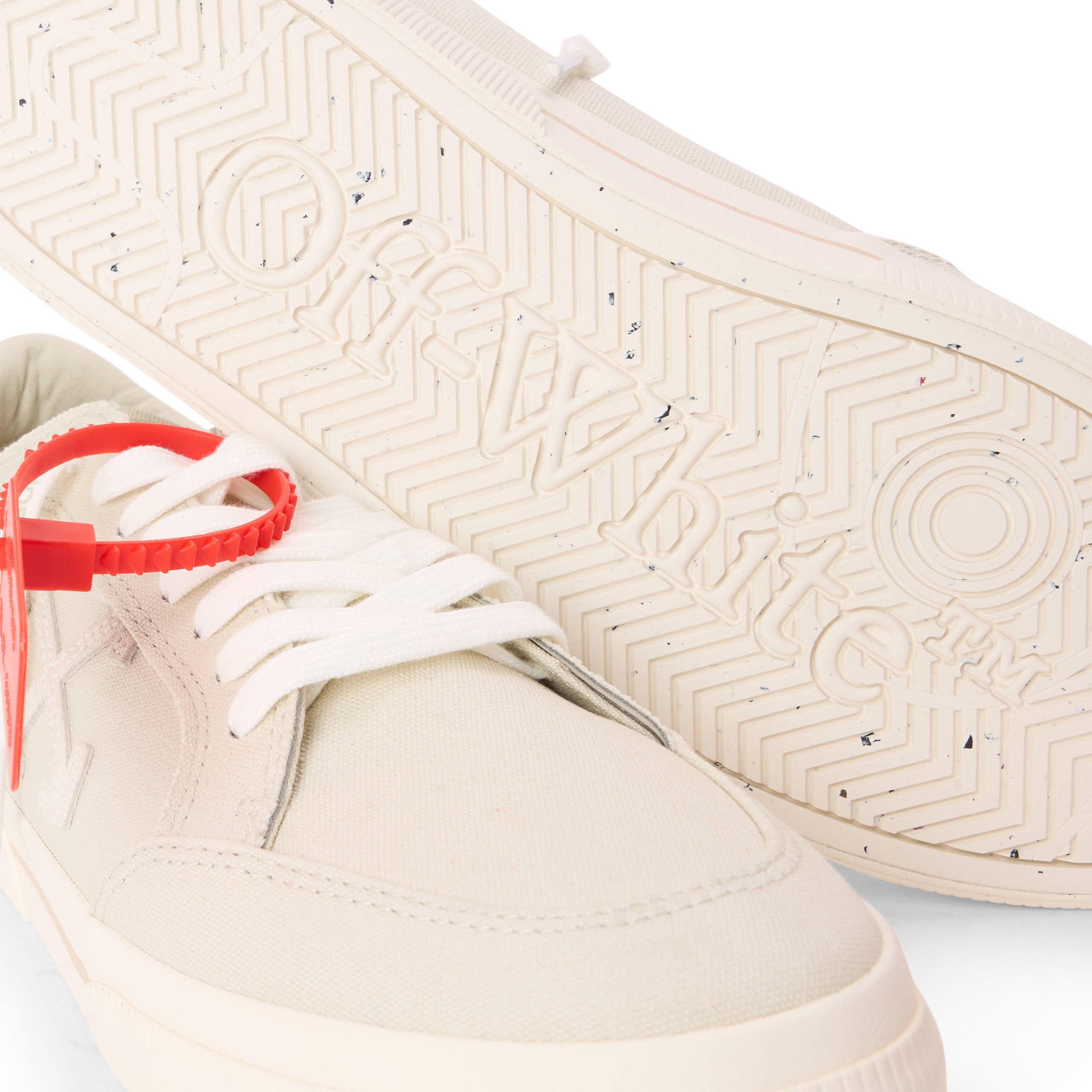 Off/Off White - Off White - Men's Canvas Trainers - 3