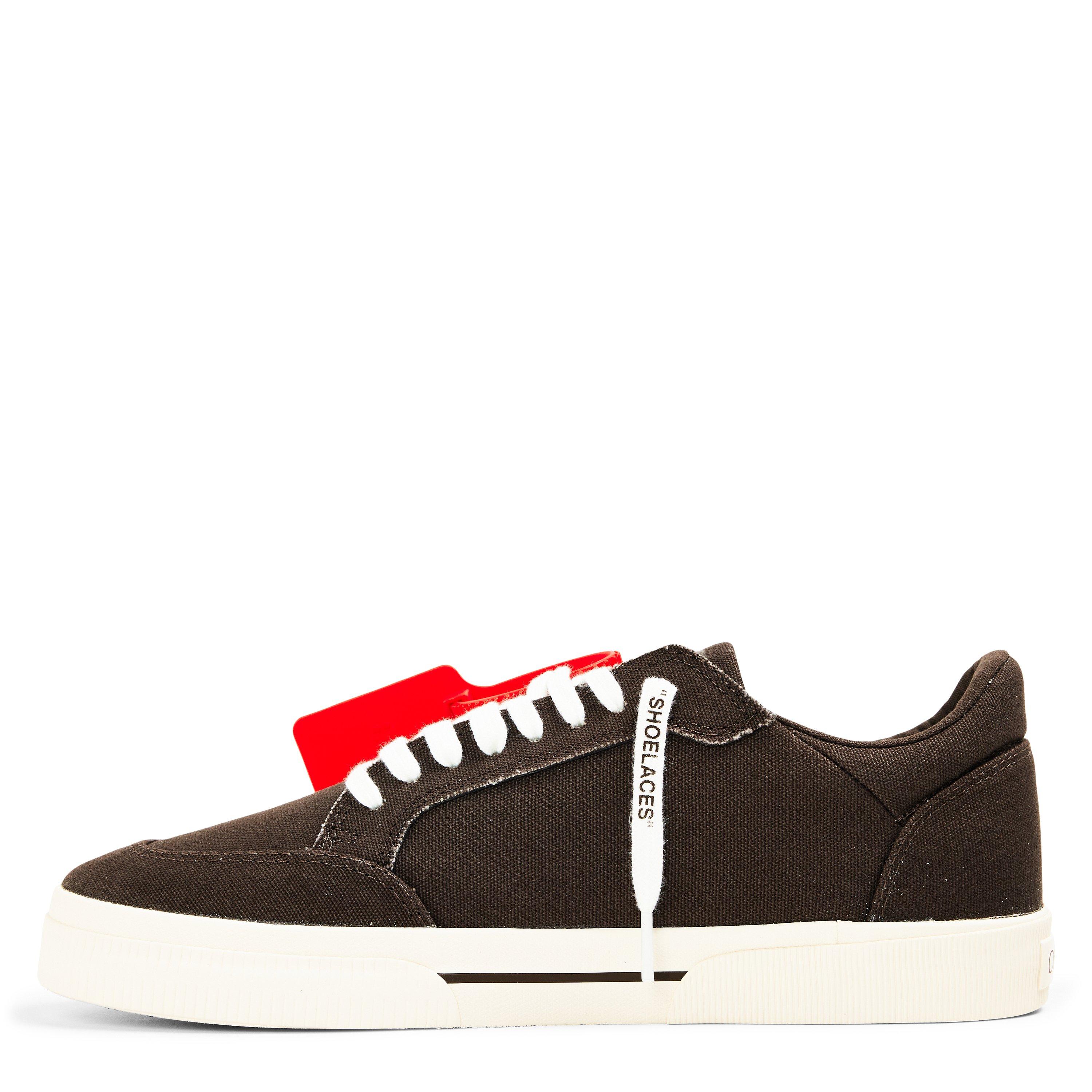 Brown/White - Off White - Men's Canvas Trainers - 2