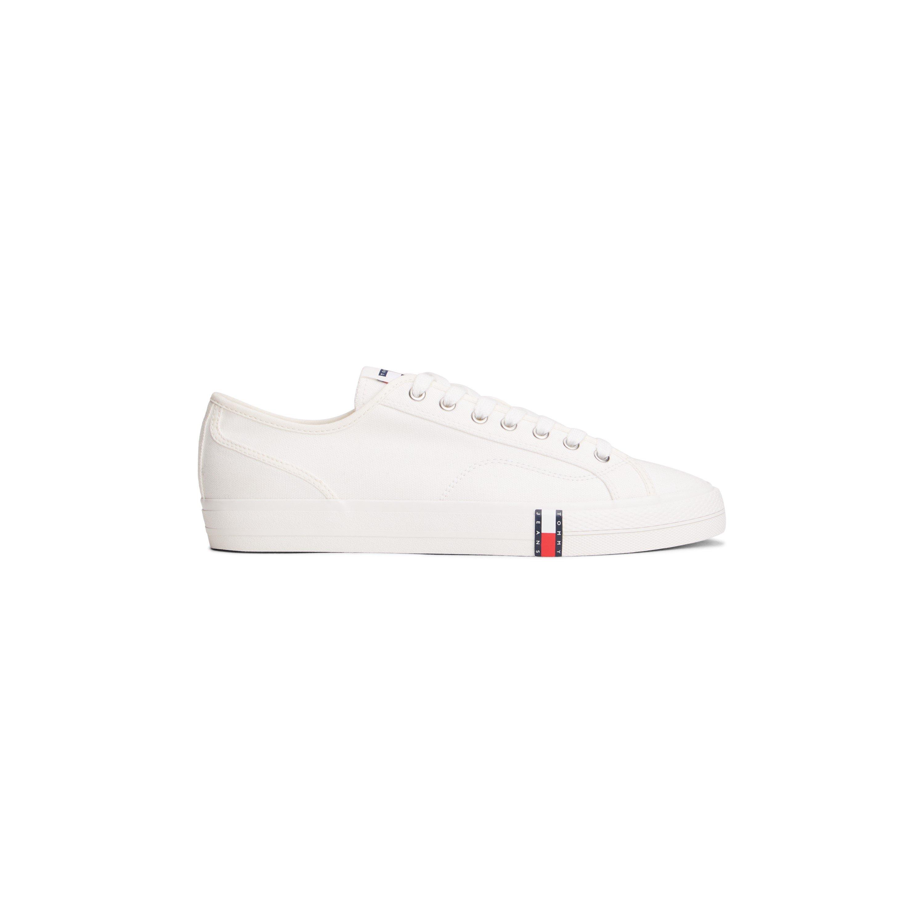 Tommy Jeans Men's Canvas Trainers - Ecru - 9 (43)