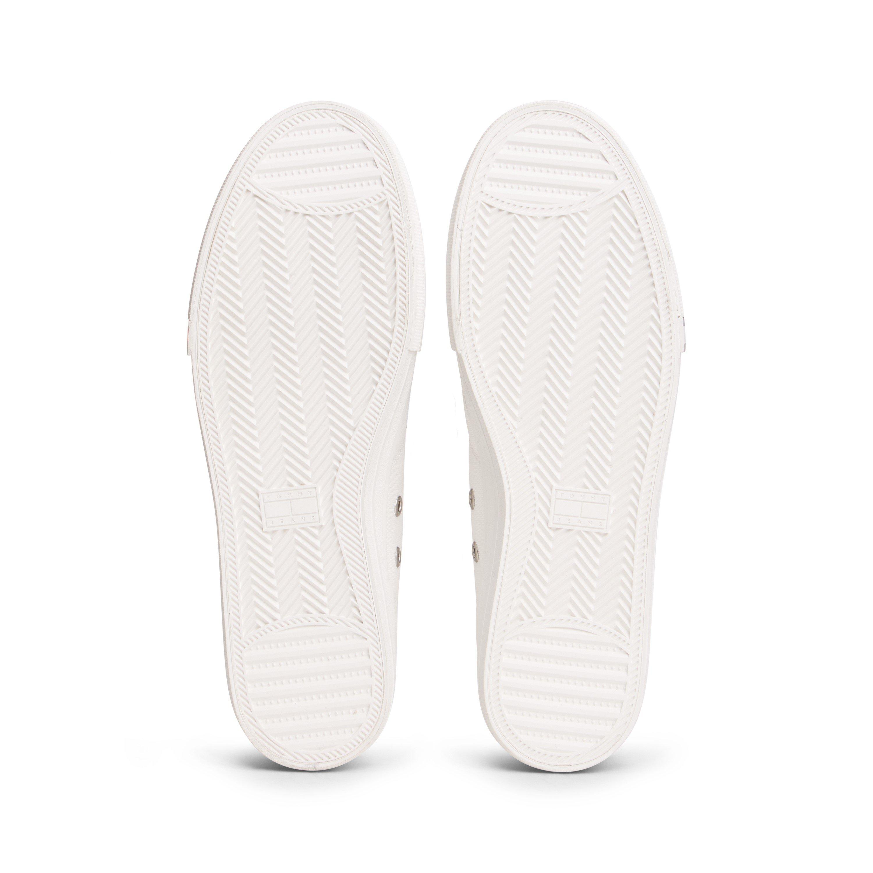 Ecru - Tommy Jeans - Men's Canvas Trainers - 5