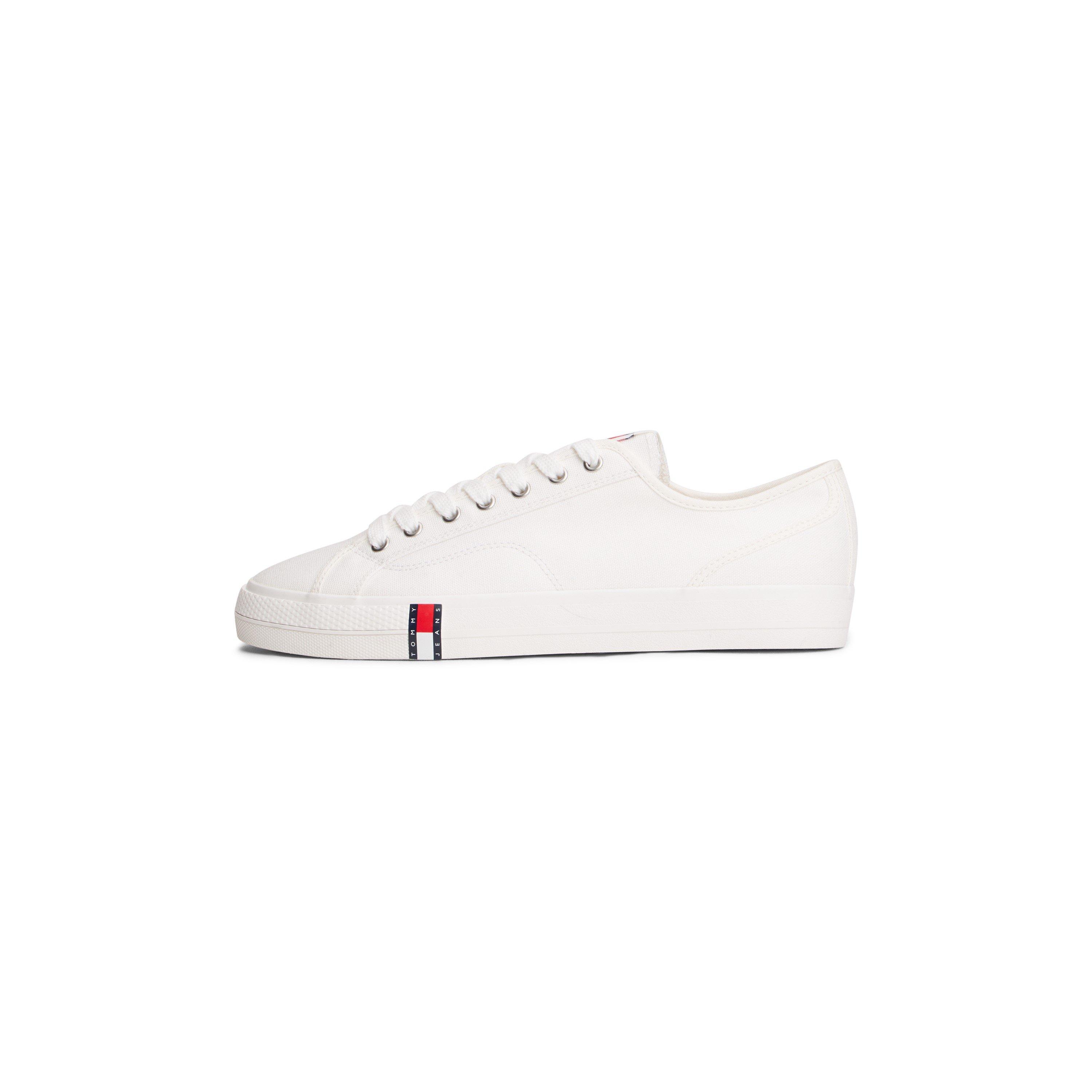 Ecru - Tommy Jeans - Men's Canvas Trainers - 6