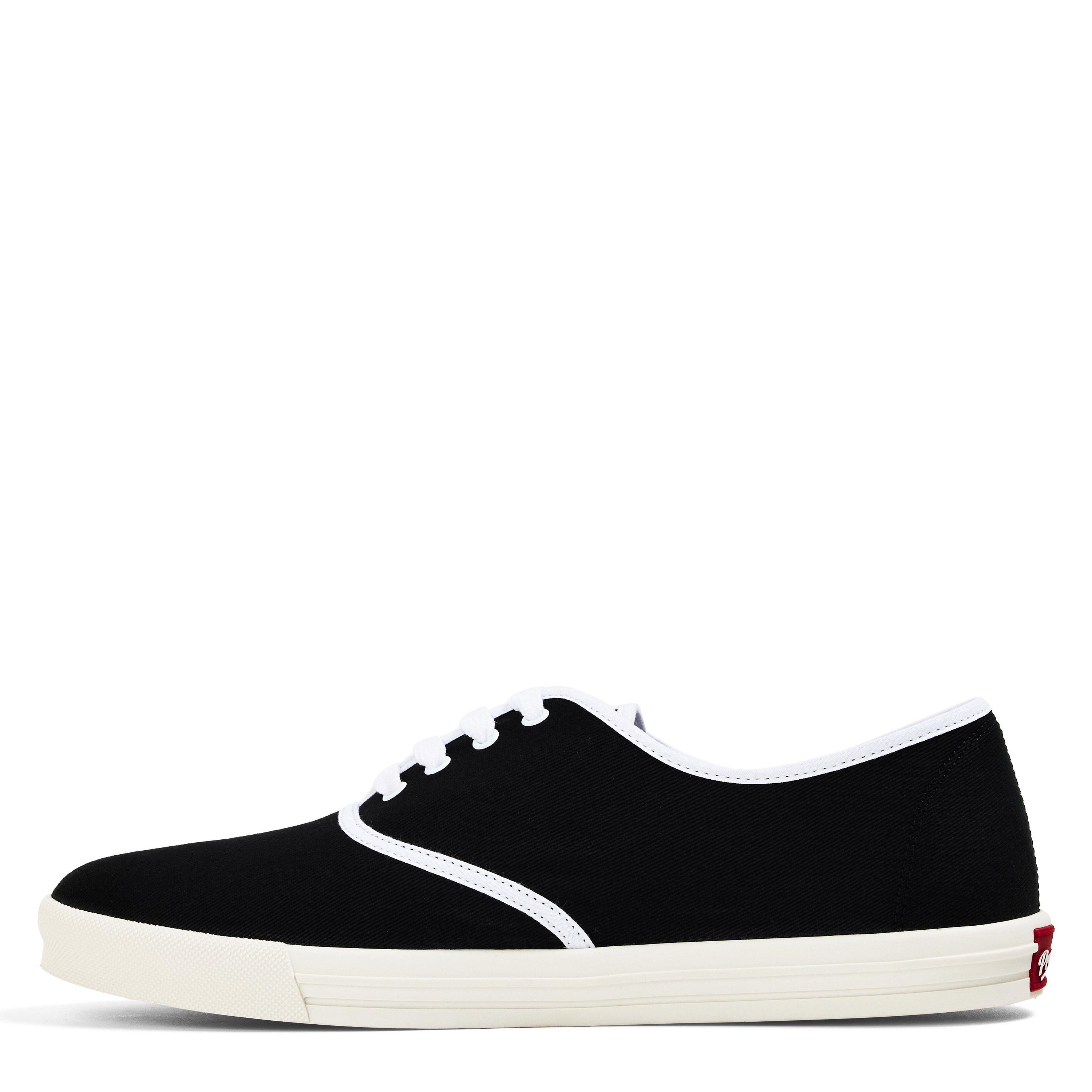 Black/White - Prada - Men's Canvas Trainers - 2