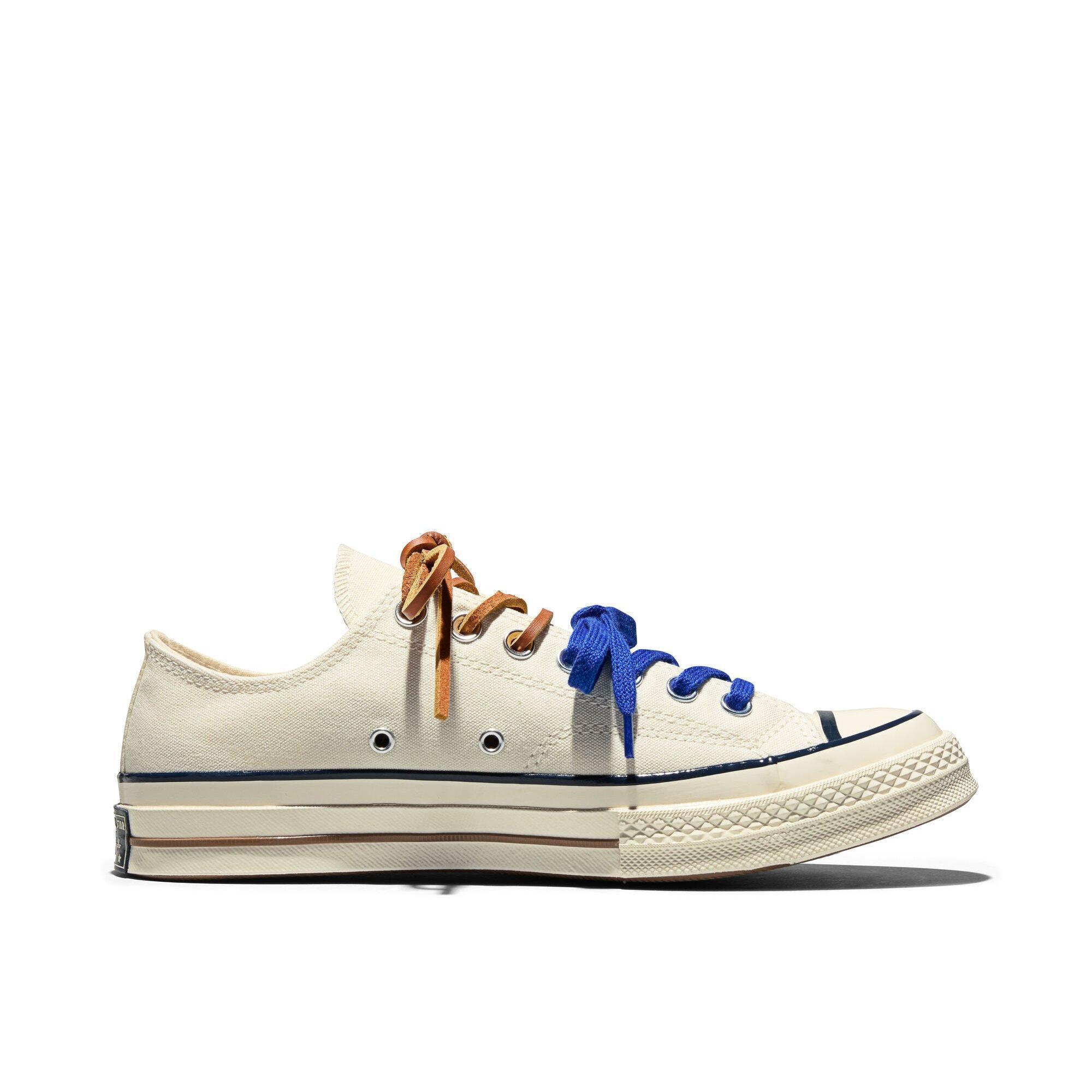 286-Egret/Nav - Converse - Unisex Adults Chuck 70 Canvas Trainers - 1