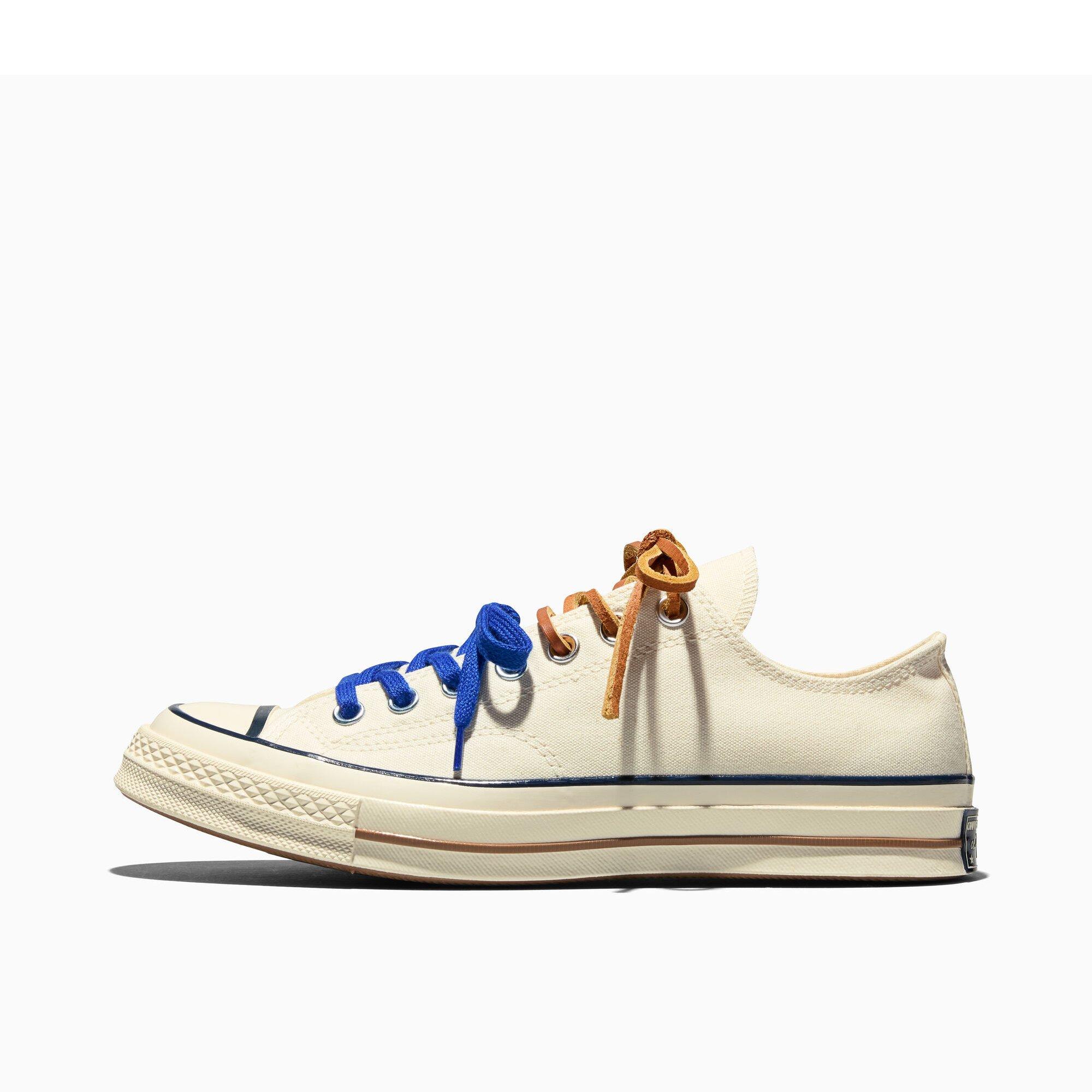 286-Egret/Nav - Converse - Unisex Adults Chuck 70 Canvas Trainers - 2