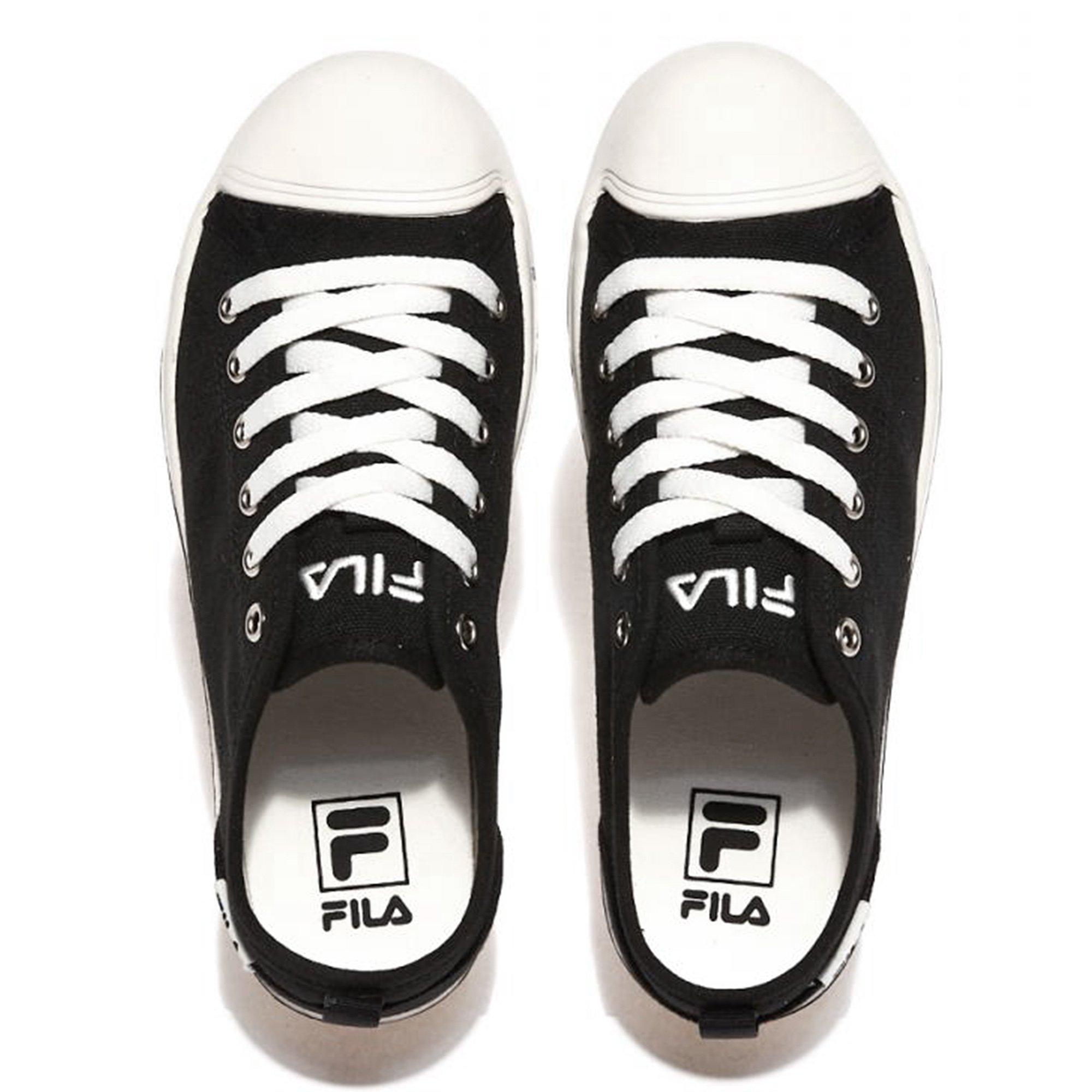BLK/BLK/BLK - Fila - Court Low Trainers - 2