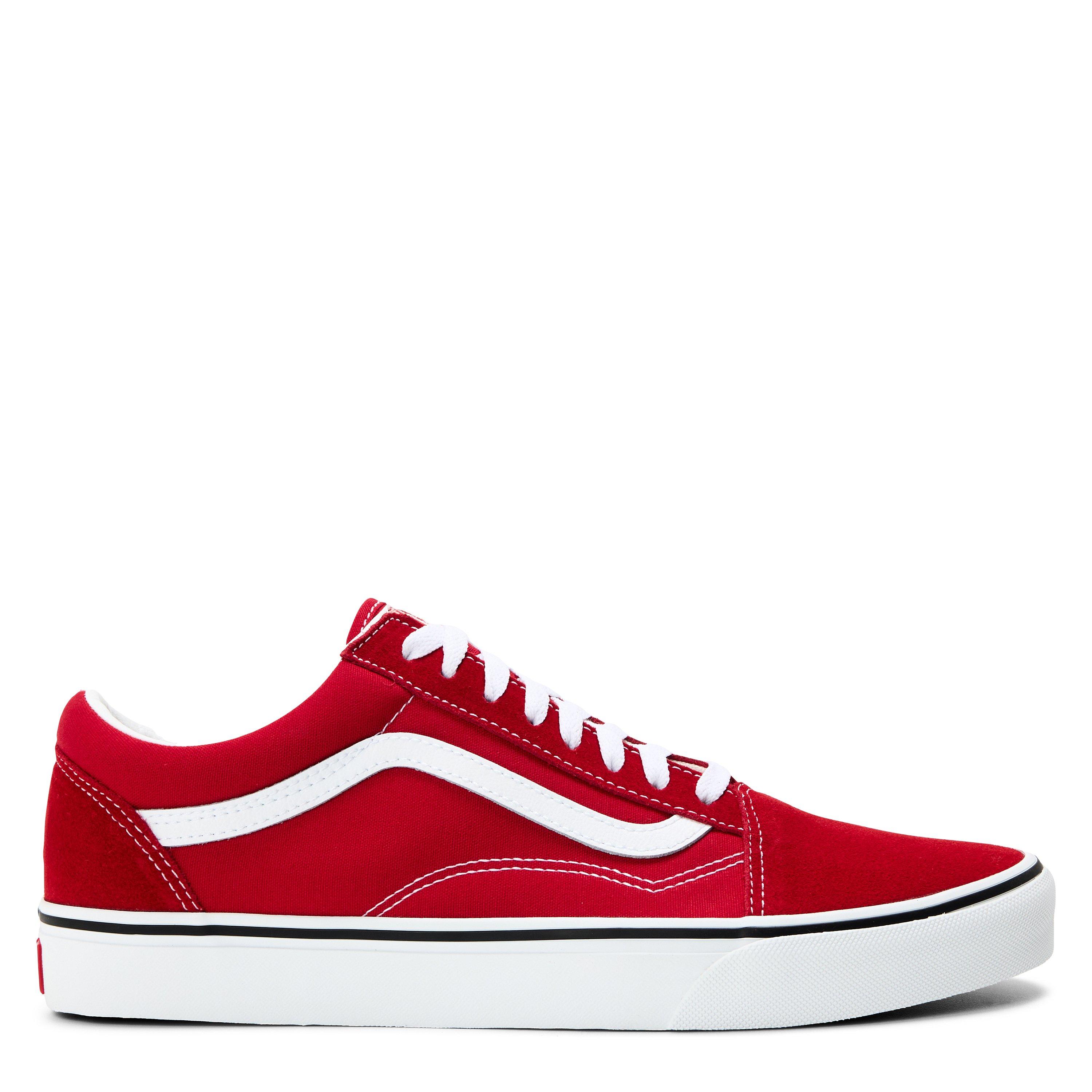 Vans Old Skool canvas low top Mens - Racing Red - Size 8 (42)