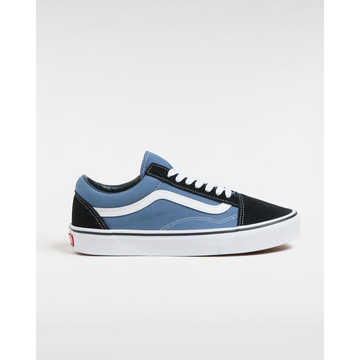 Vans Men's Old Skool Canvas Low Top - Navy - 11 (46)