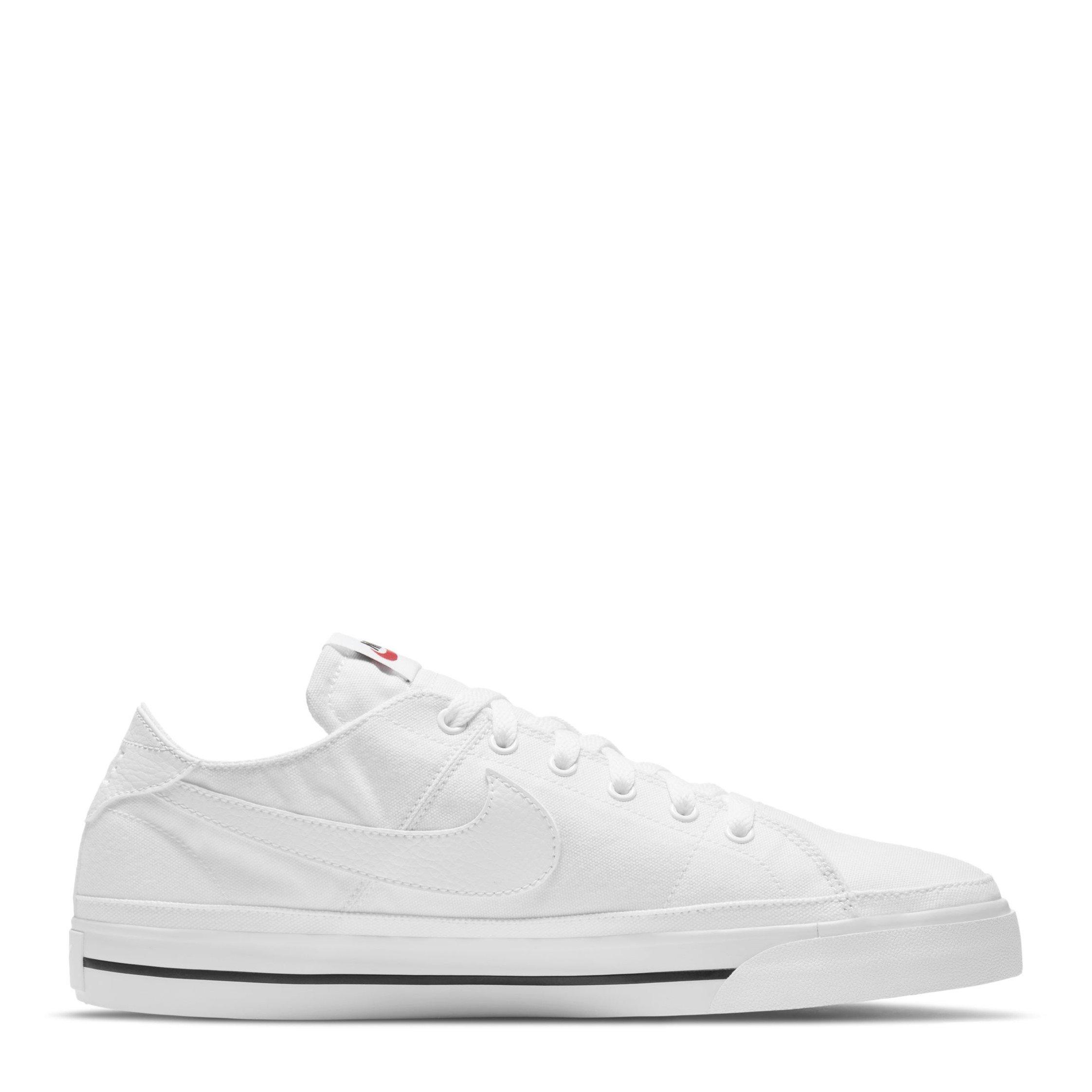 White/White - Nike - Court Legacy Canvas Men's Shoes - 1