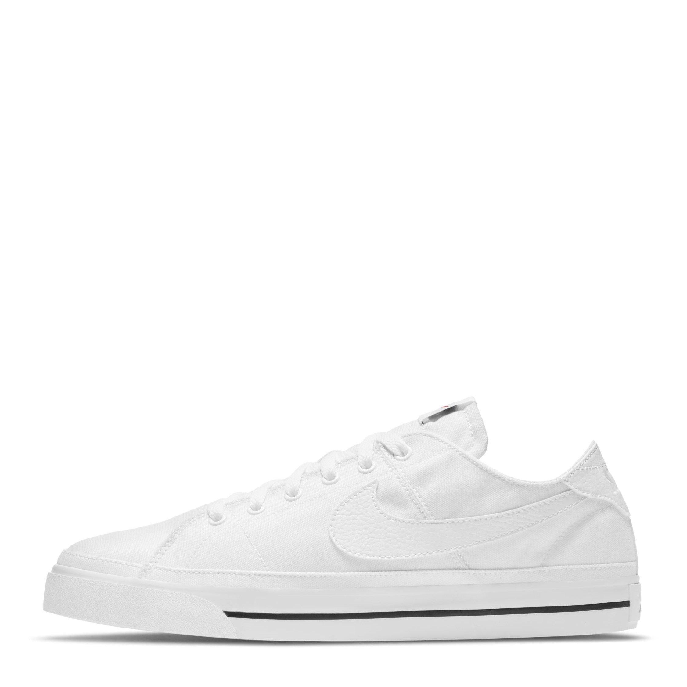 White/White - Nike - Court Legacy Canvas Men's Shoes - 2