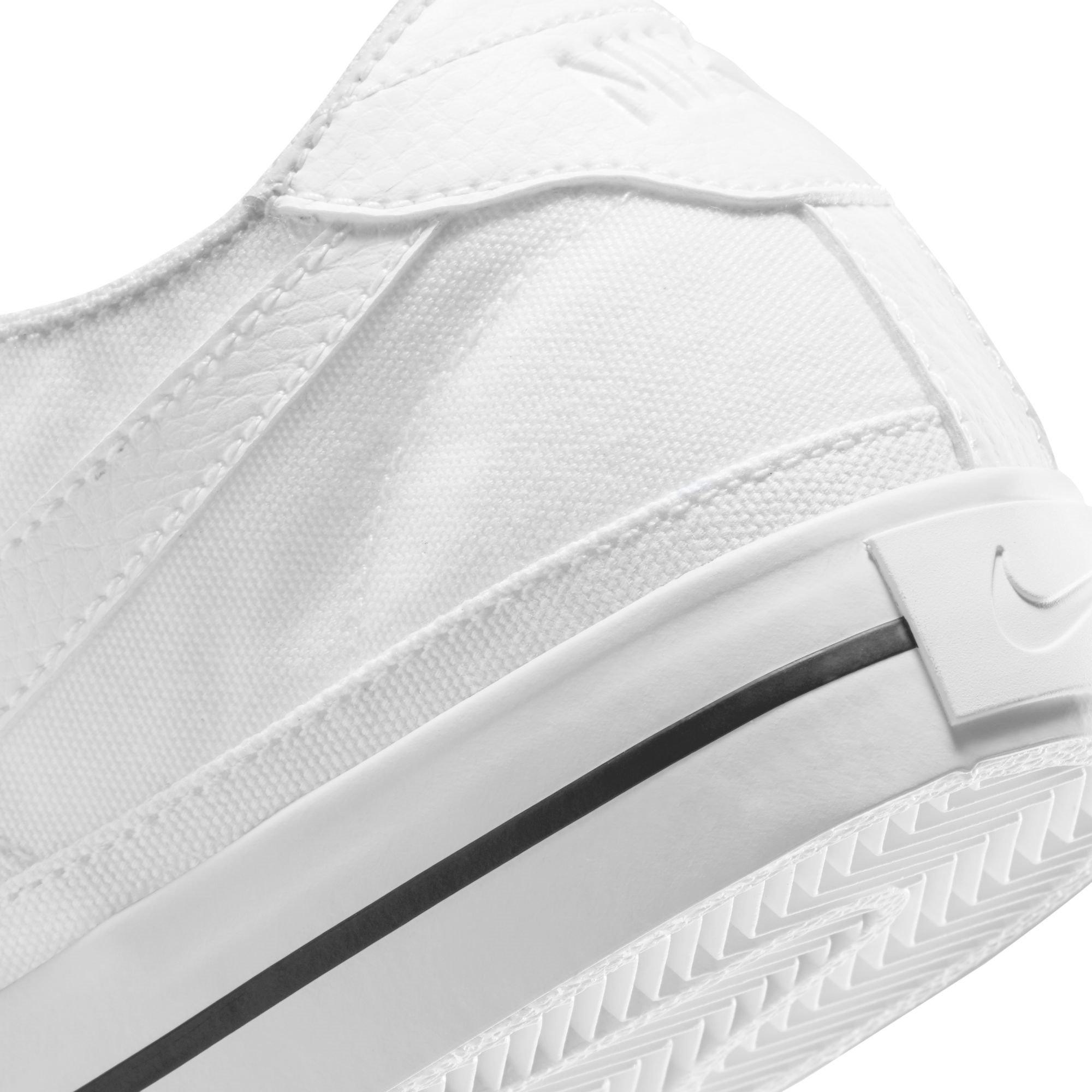 White/White - Nike - Court Legacy Canvas Men's Shoes - 8