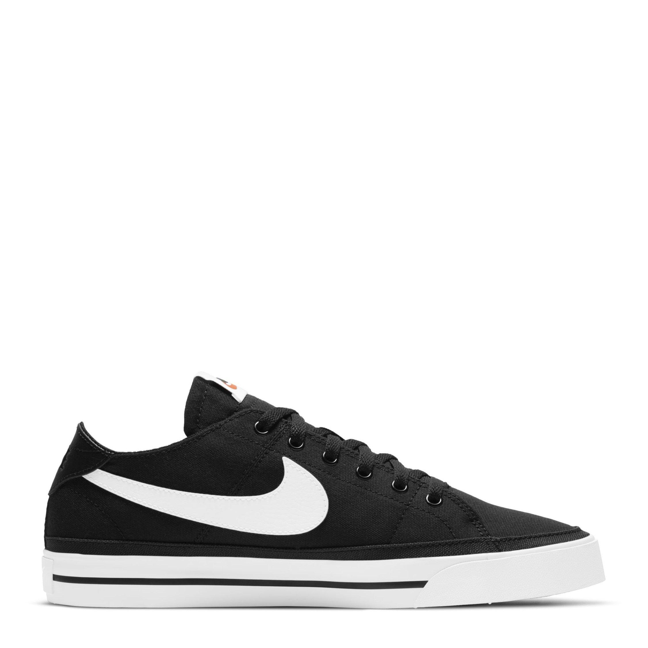 Sort/Hvid - Nike - Court Legacy Canvas Men's Shoes - 1