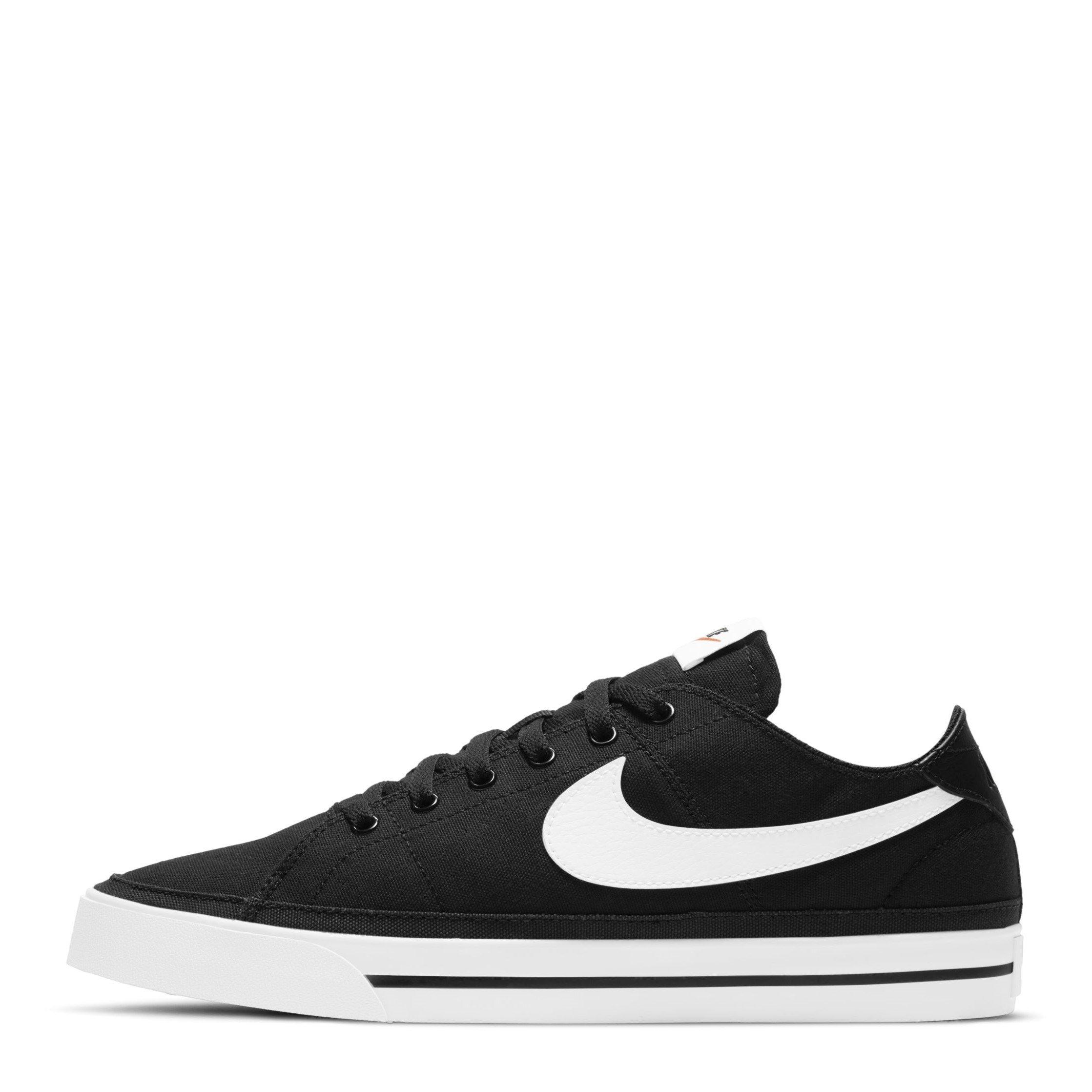 Sort/Hvid - Nike - Court Legacy Canvas Men's Shoes - 2