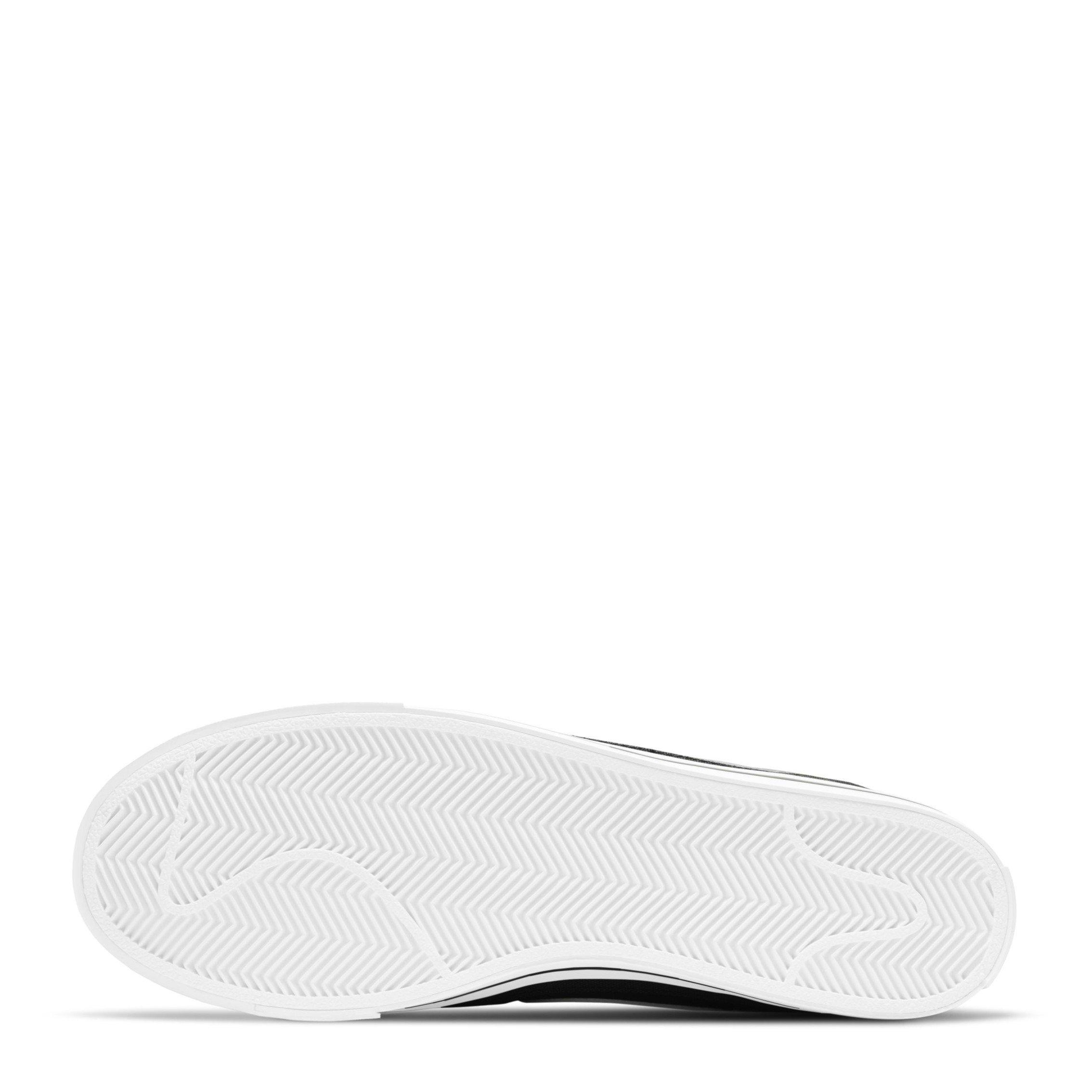 Sort/Hvid - Nike - Court Legacy Canvas Men's Shoes - 3