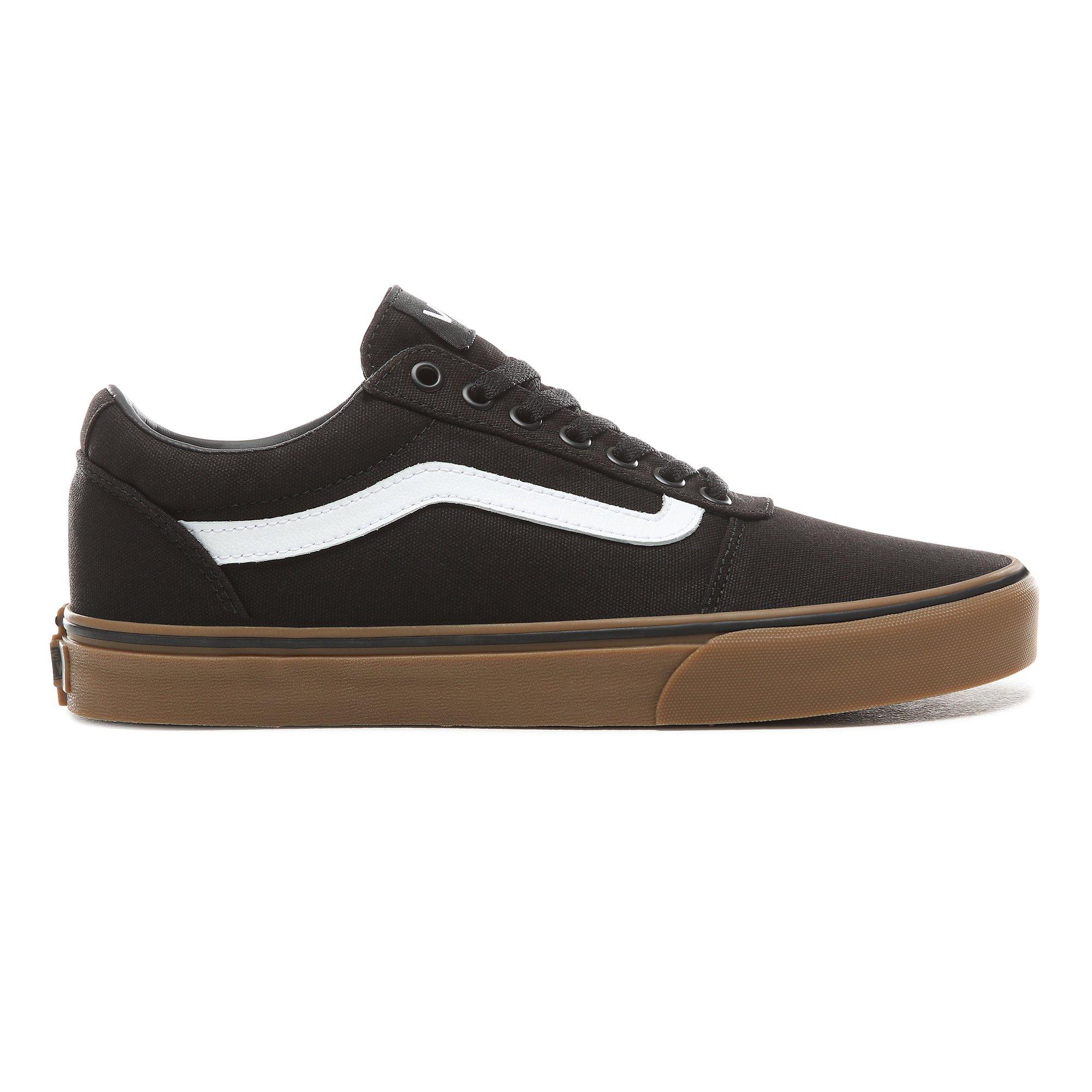 Black/Gum - Vans - Ward Canvas Trainers - 1