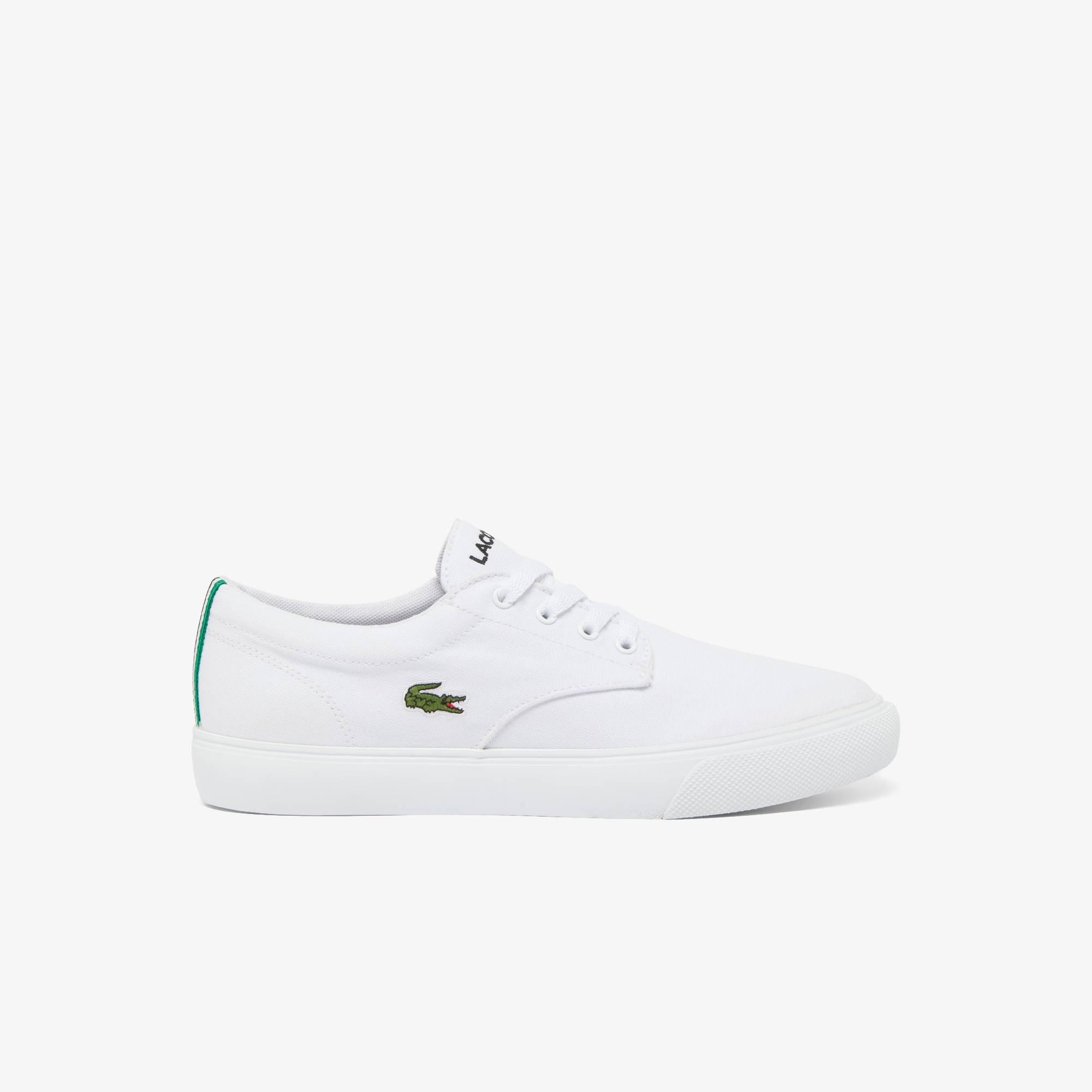 Lacoste Men's Canvas Low-Top Trainers - White 21G - 9 (43)