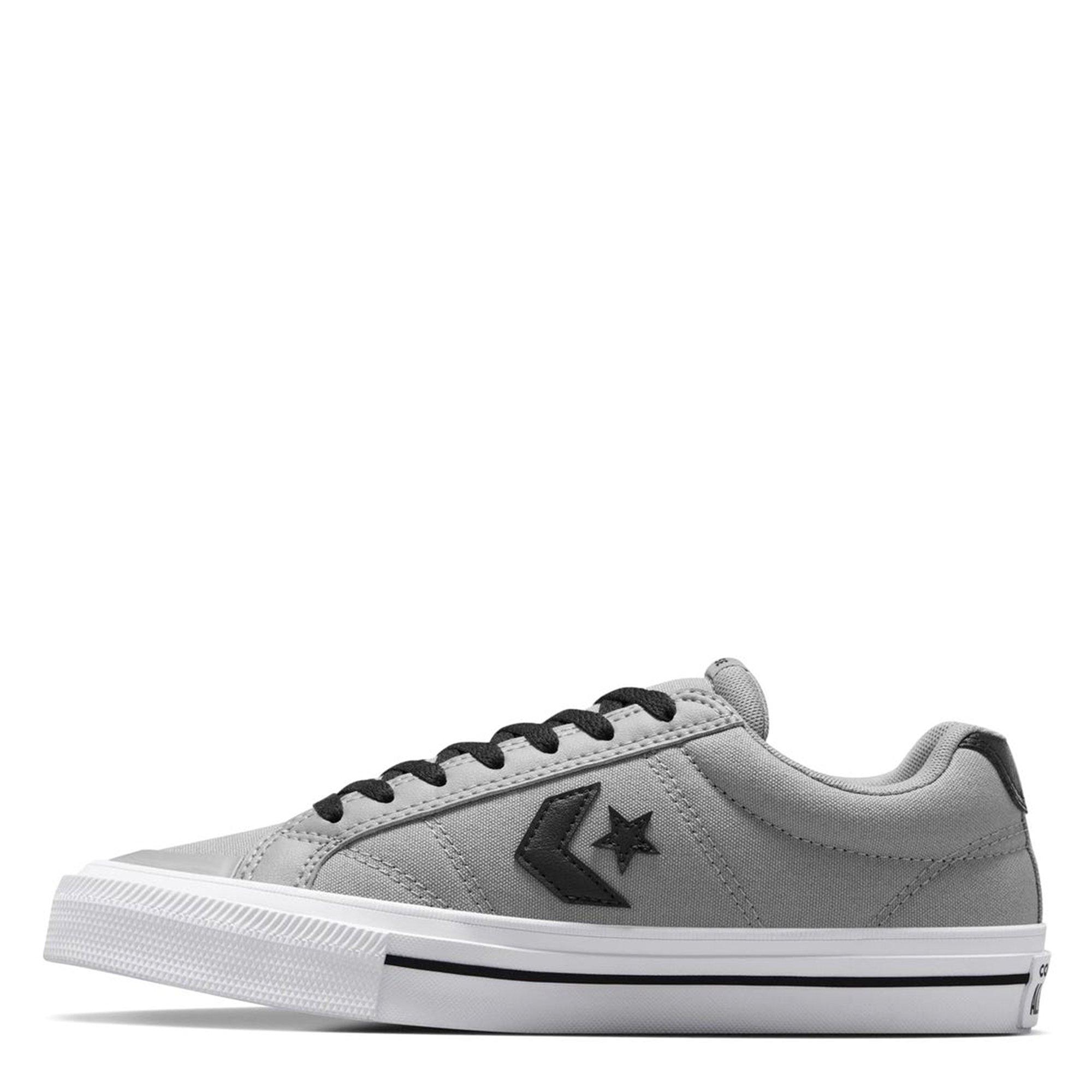 Grey/ Black/Wht - Converse - Sport Casual Low Trainers Adults - 2