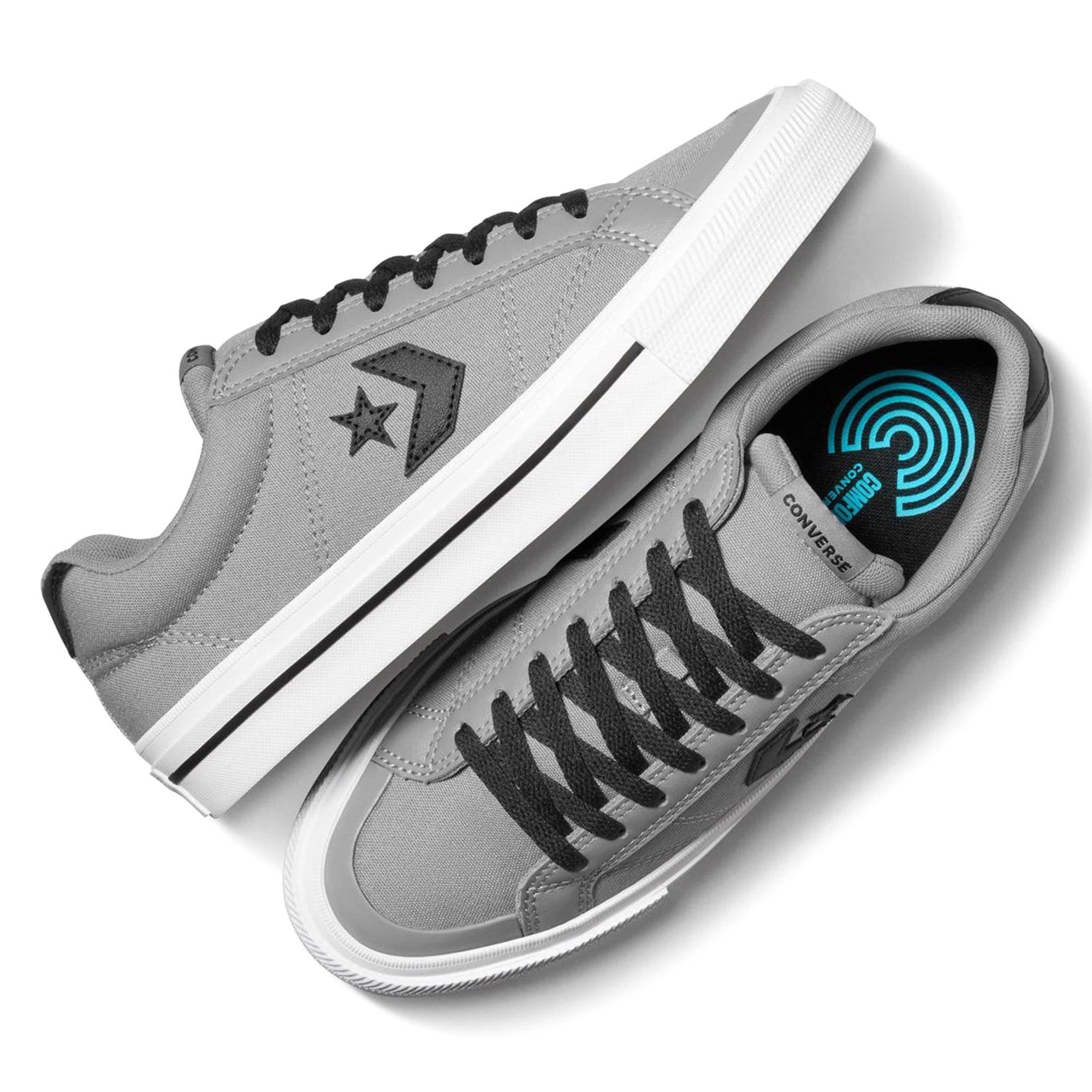 Grey/ Black/Wht - Converse - Sport Casual Low Trainers Adults - 5