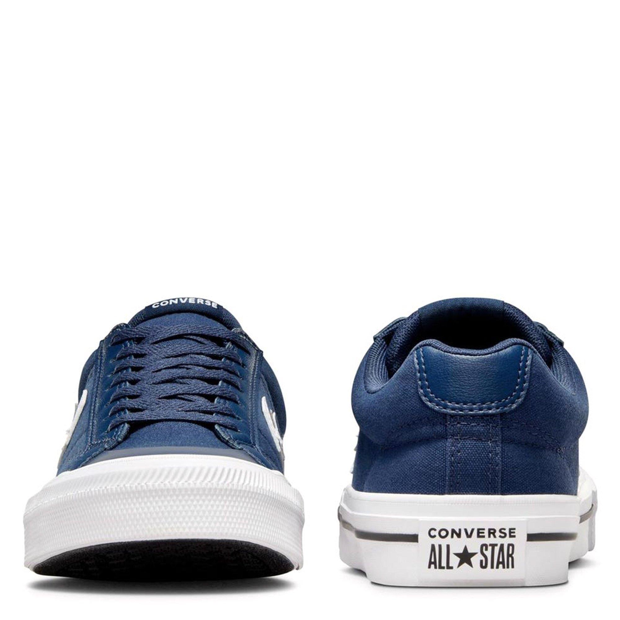 Blue - Converse - Sport Casual Low Trainers Adults - 3