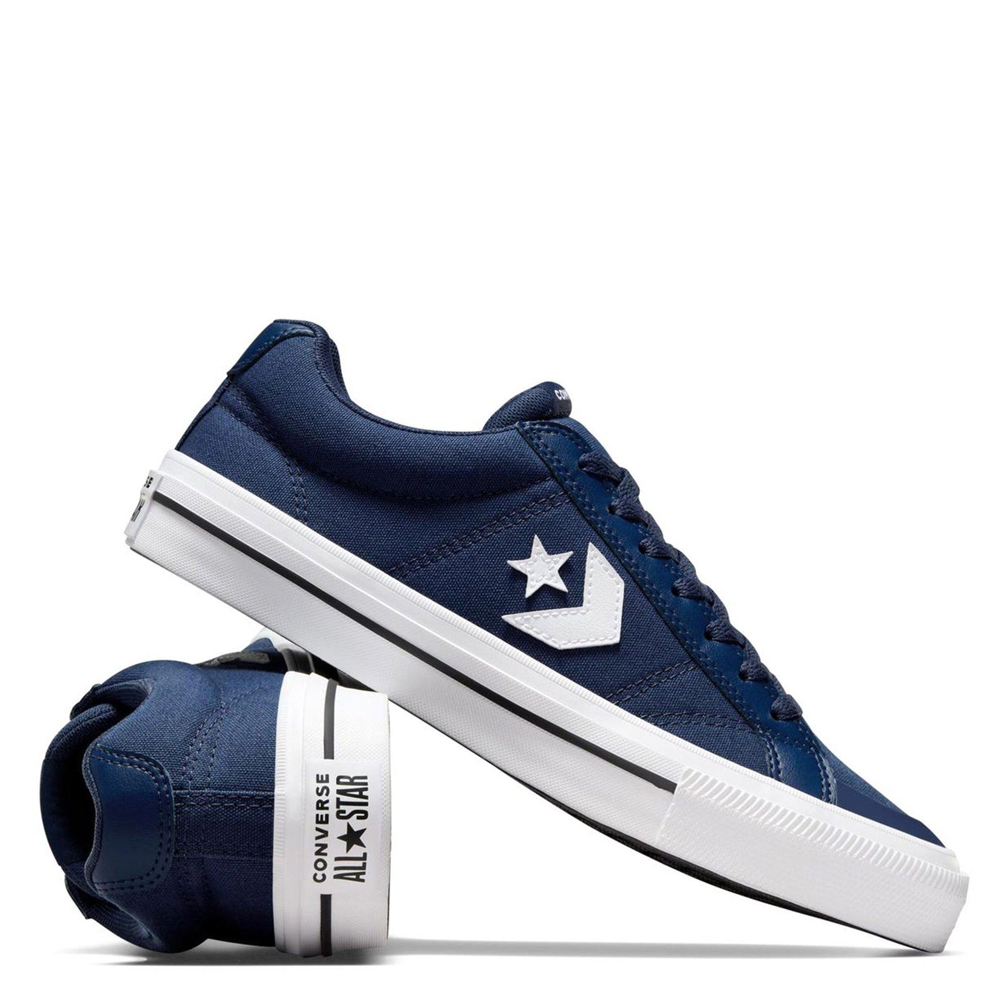 Blue - Converse - Sport Casual Low Trainers Adults - 7