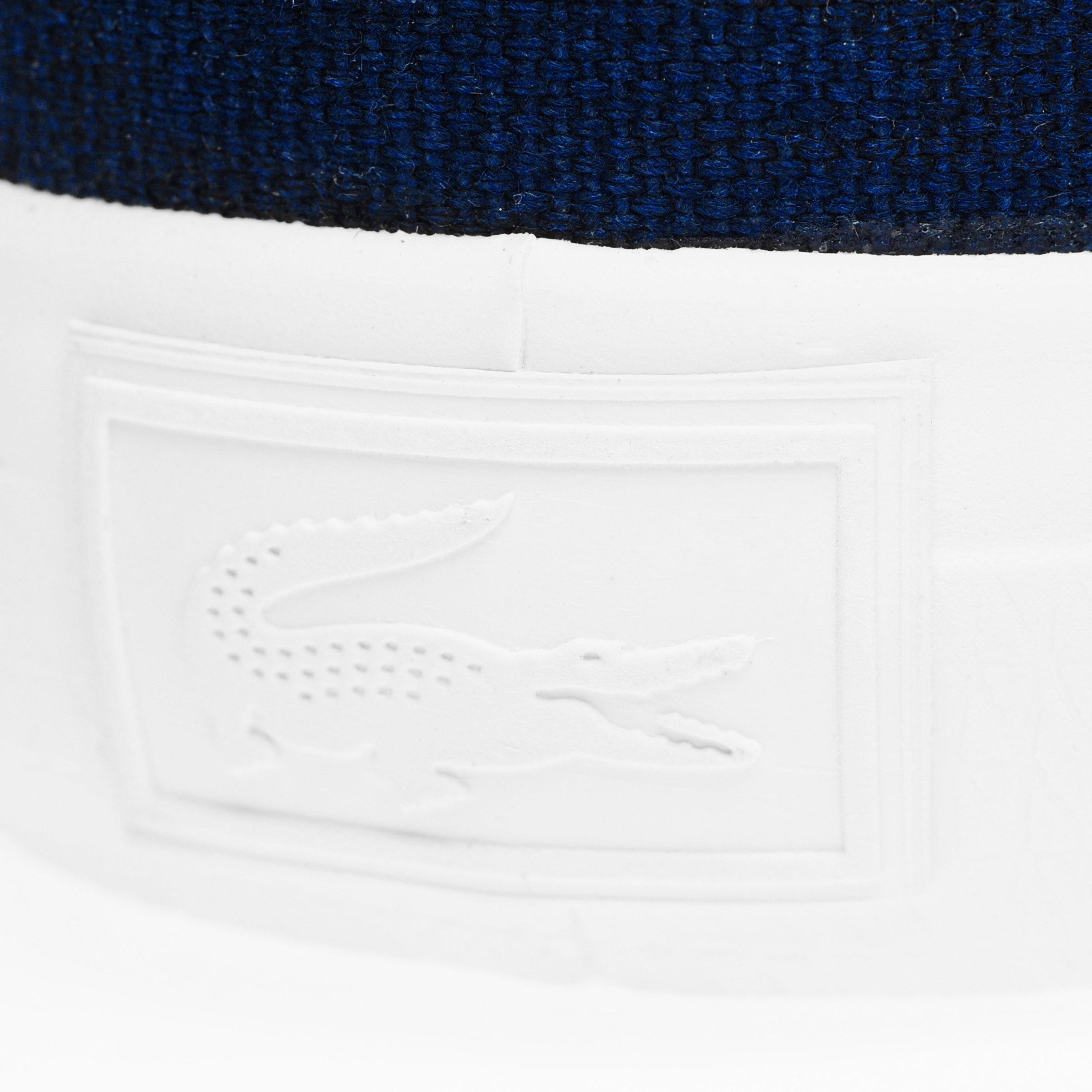 Navy - Lacoste - Lerond Canvas Trainers - 7