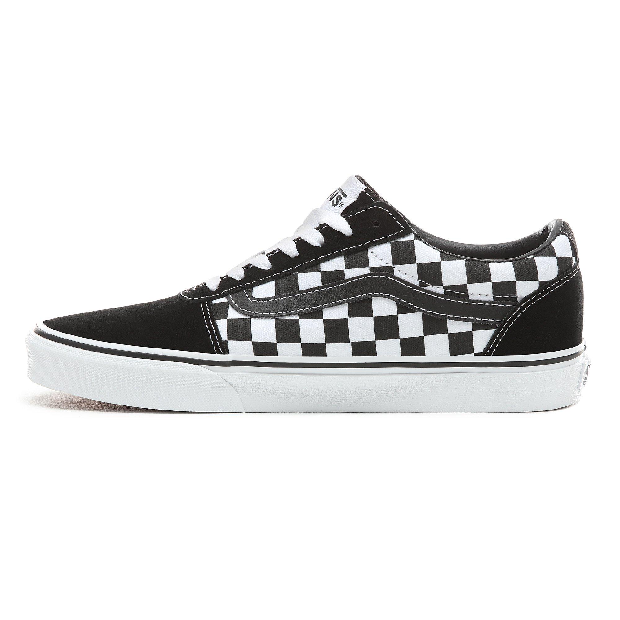 Chk Blk/Wht - Vans - Ward Checkered Trainers - 3