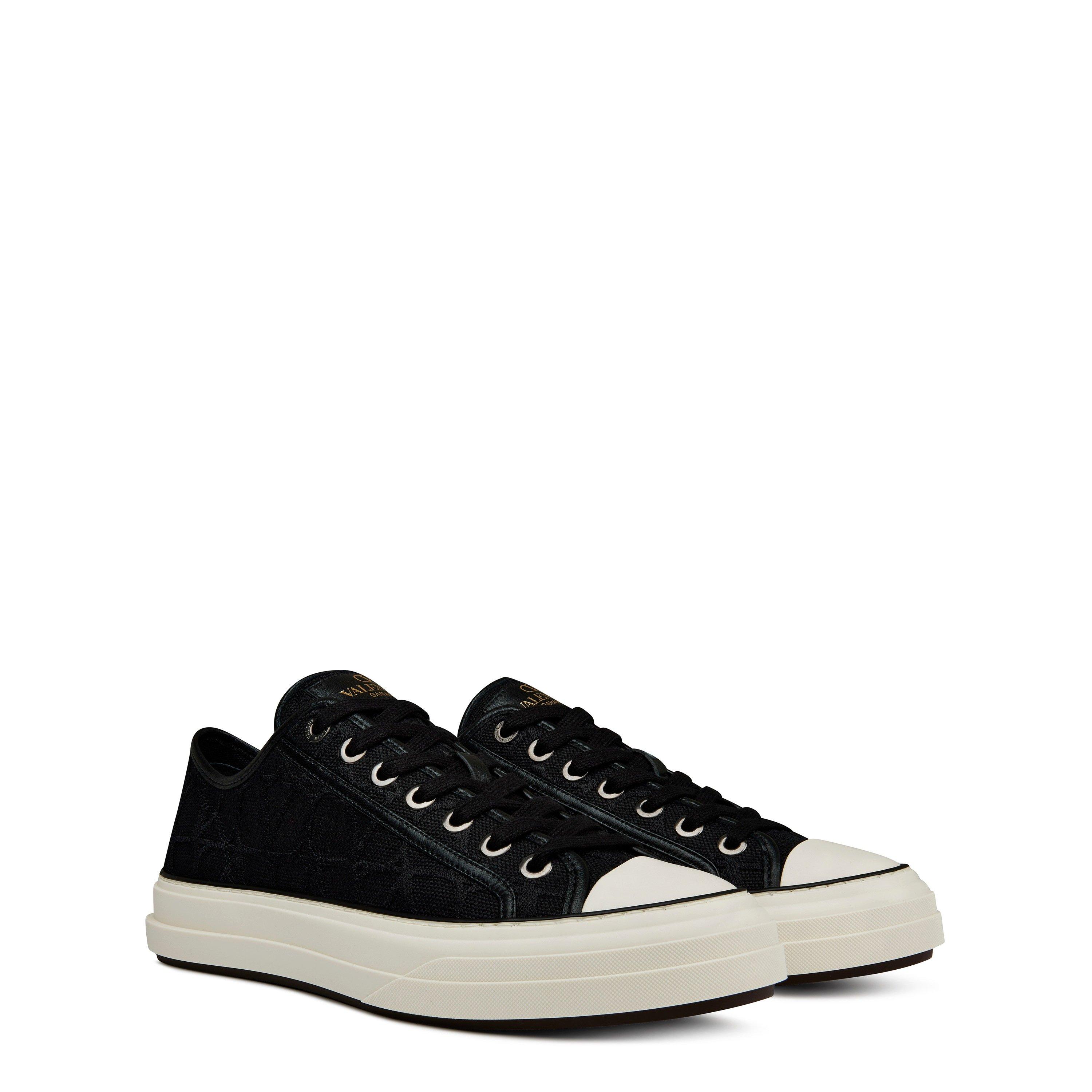 Nero - Valentino Garavani - Iconographe Low Top Sneakers - 4