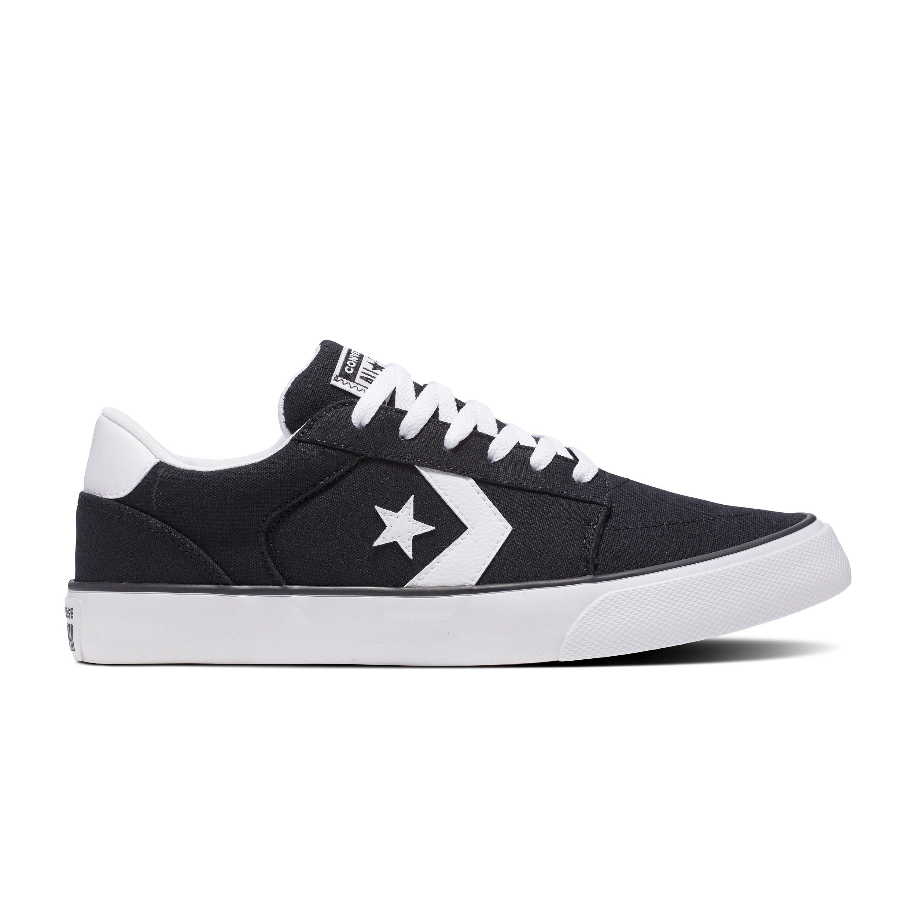 Black/White - Converse - Men's Belmont Canvas Trainers