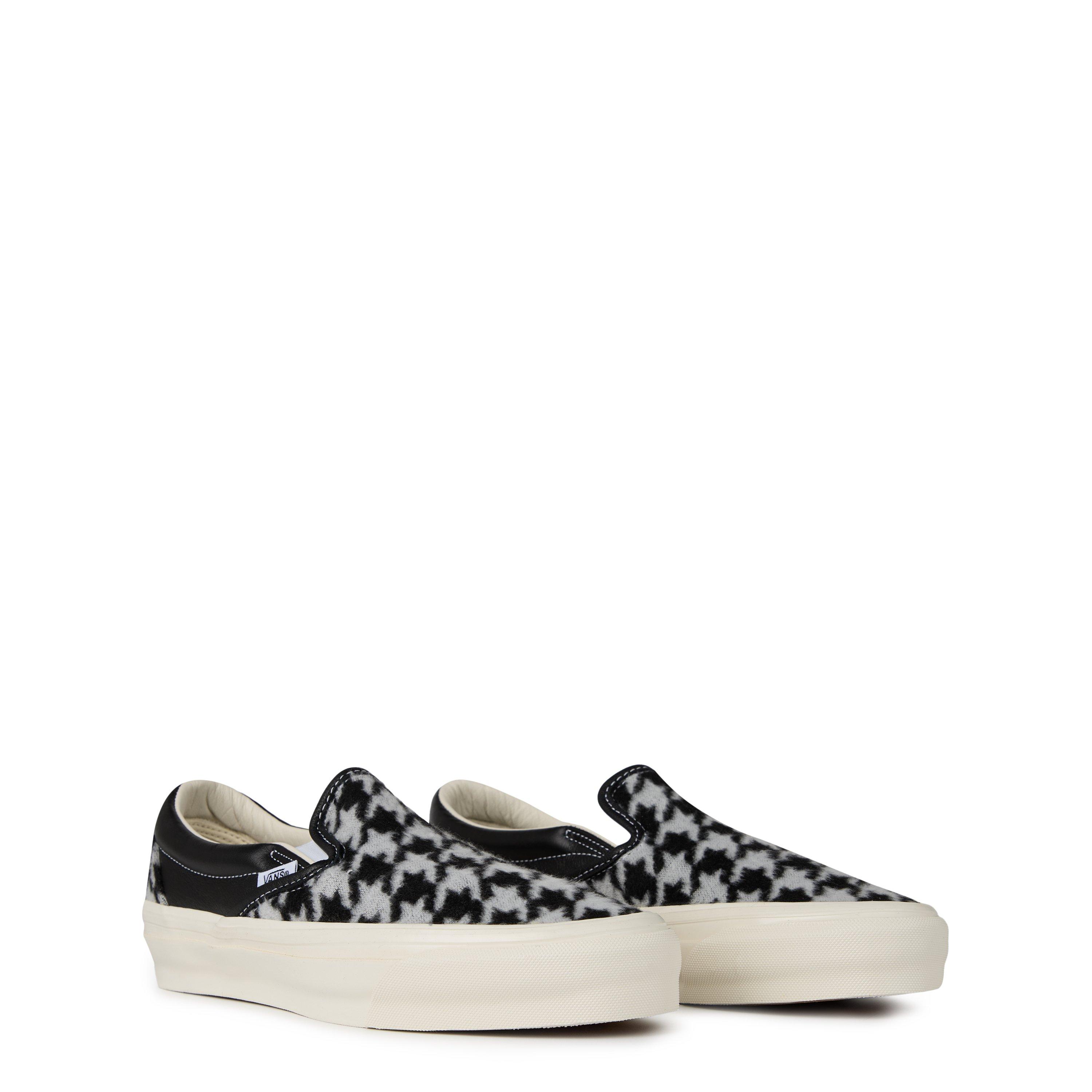 Houndstooth Blk - Vans - Slip-On 98 Shoes - 4