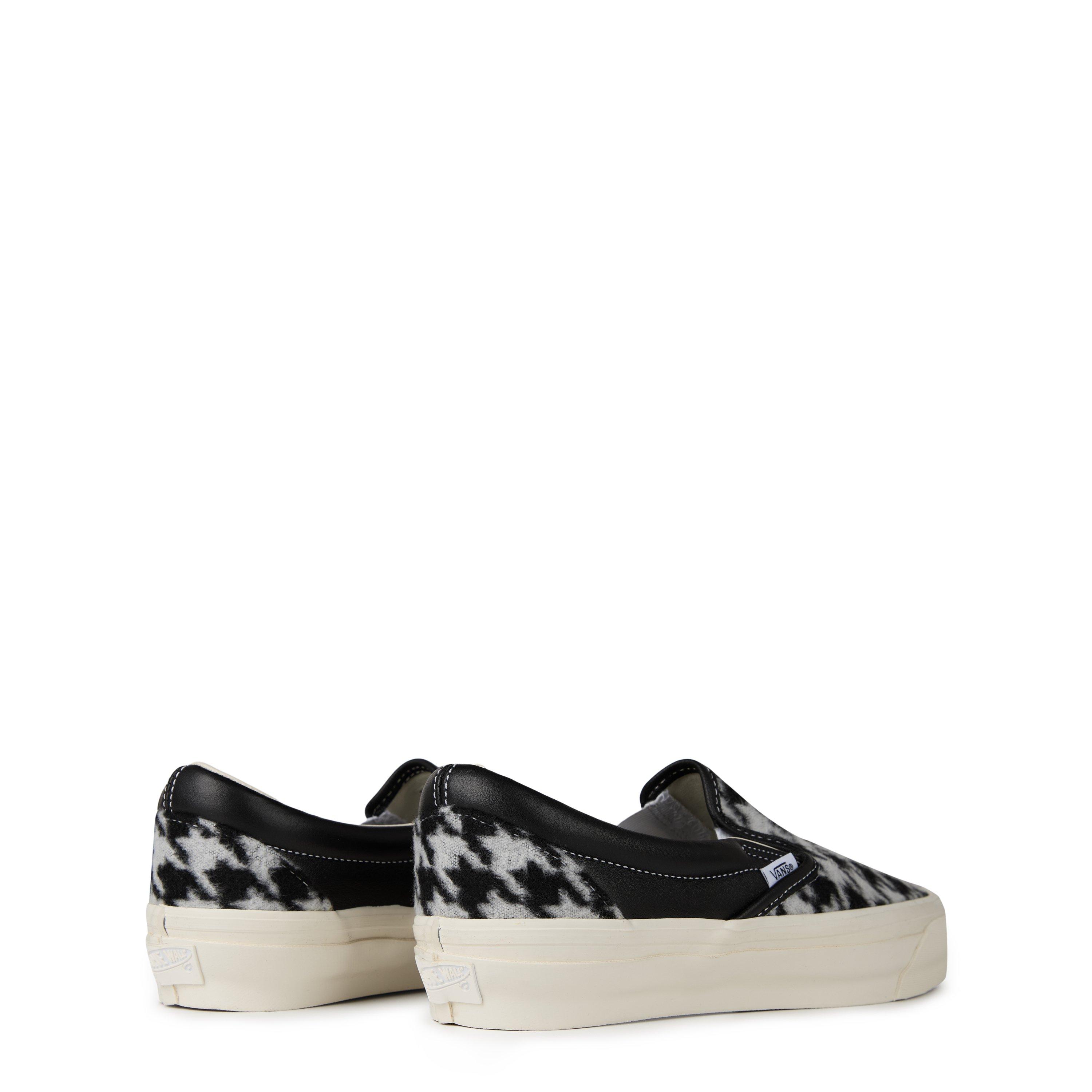 Houndstooth Blk - Vans - Slip-On 98 Shoes - 5