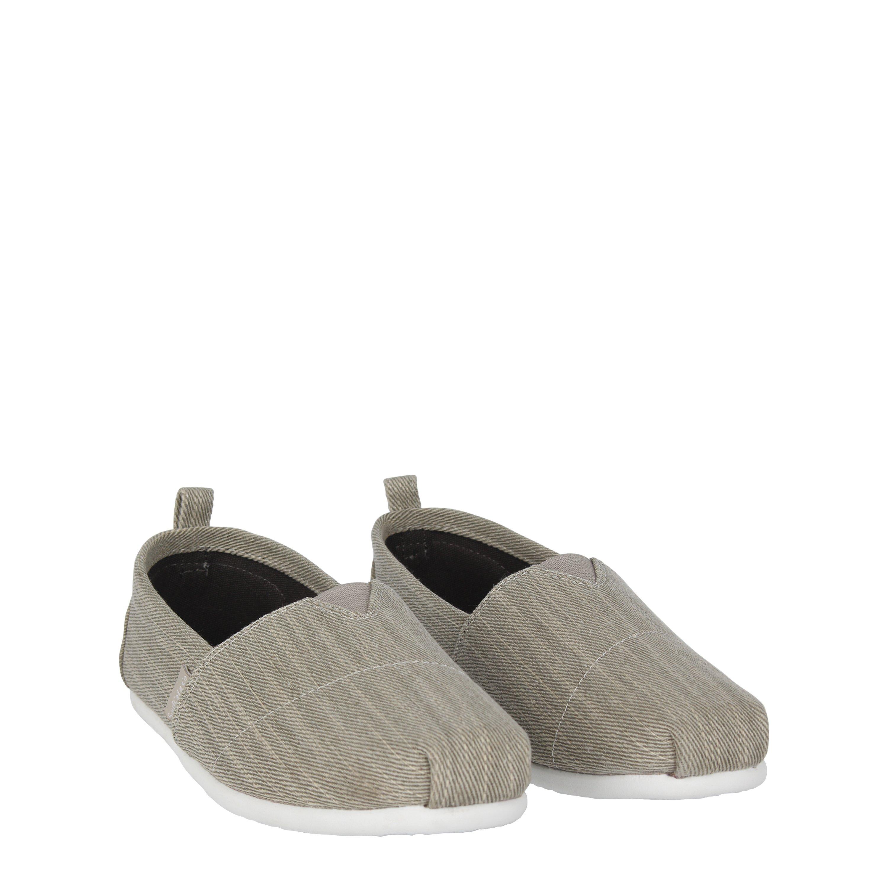 Grey - SoulCal - Long Beach Canvas Slip Ons Mens - 3