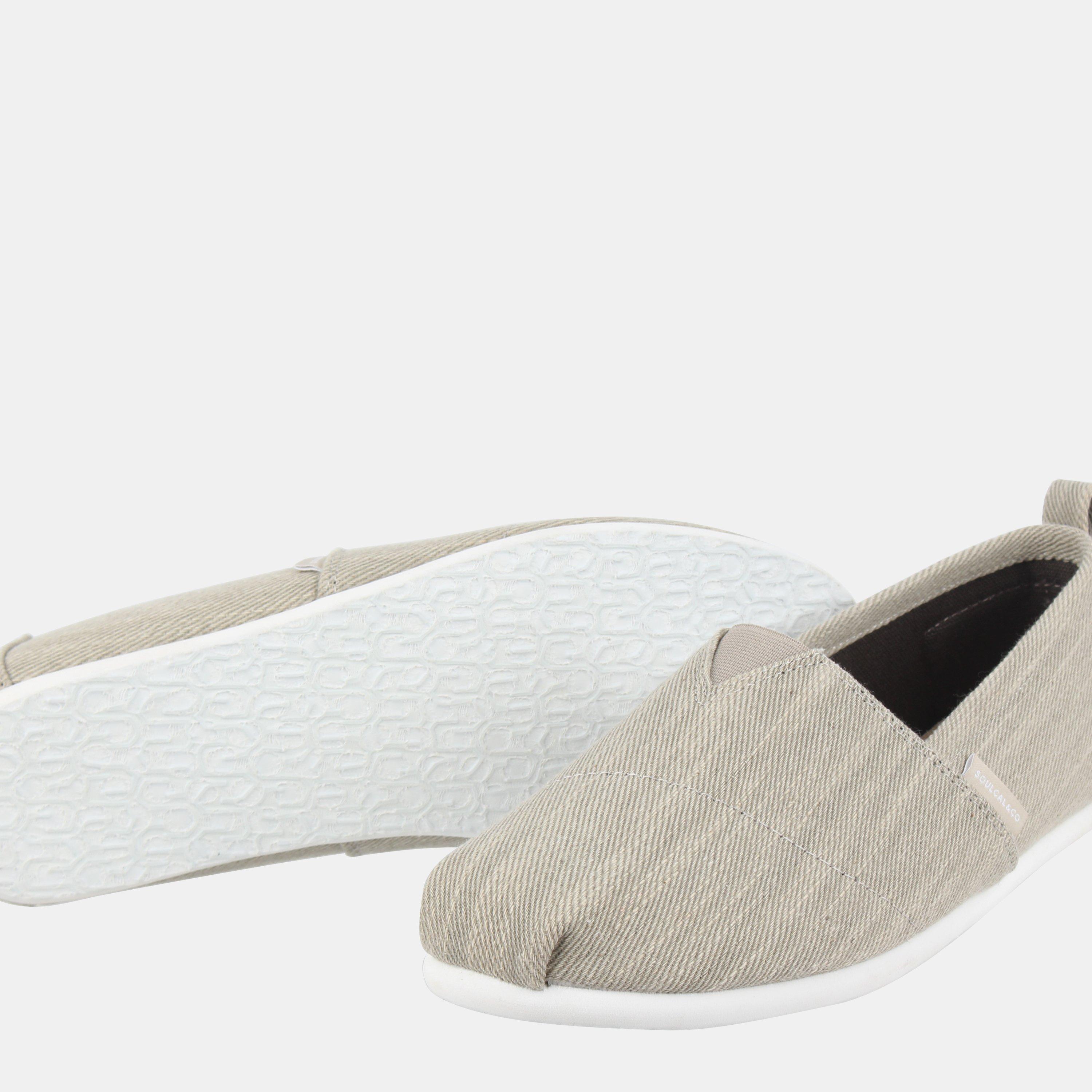 Grey - SoulCal - Long Beach Canvas Slip Ons Mens - 5