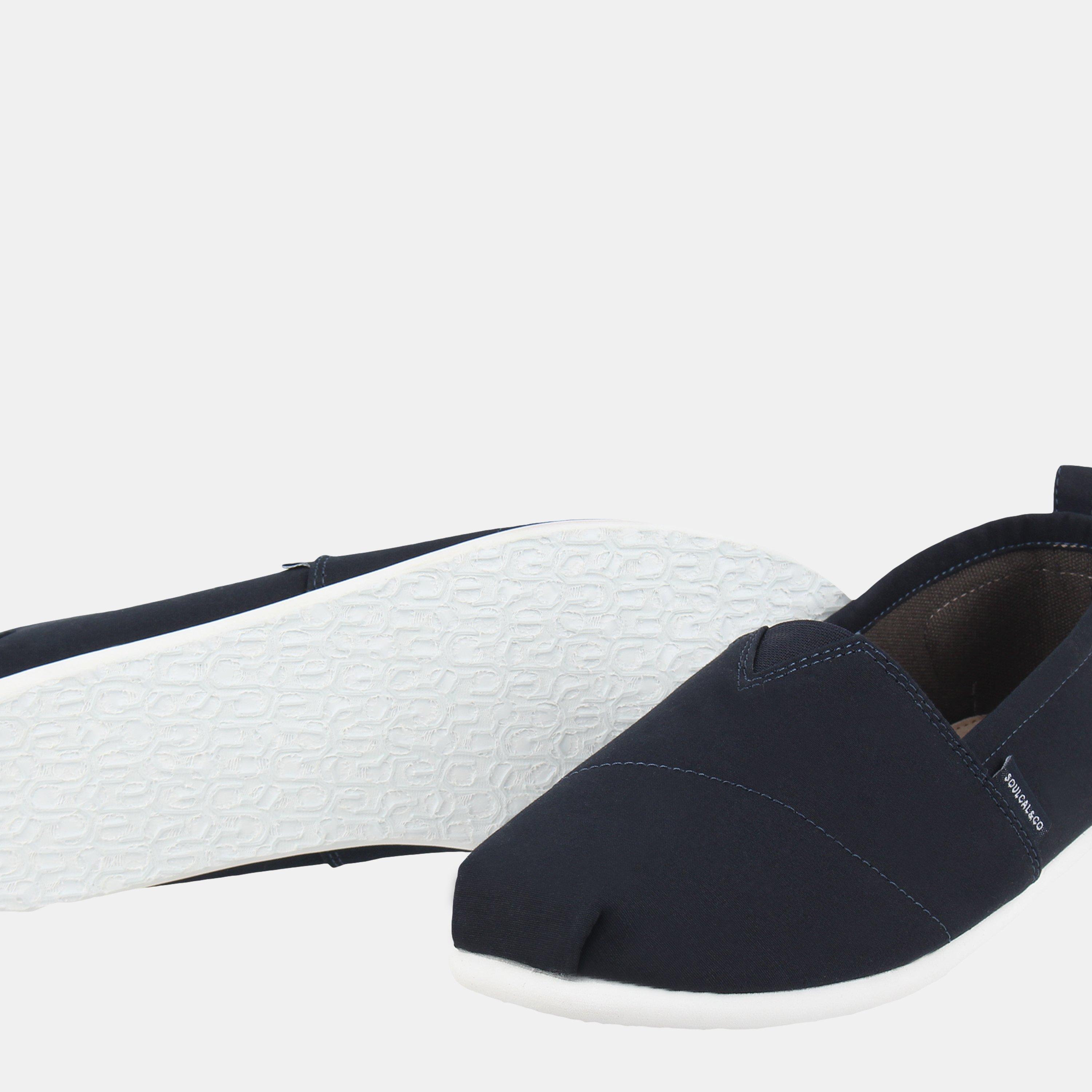 Azul Marinho - SoulCal - Long Beach Canvas Slip Ons Mens - 5