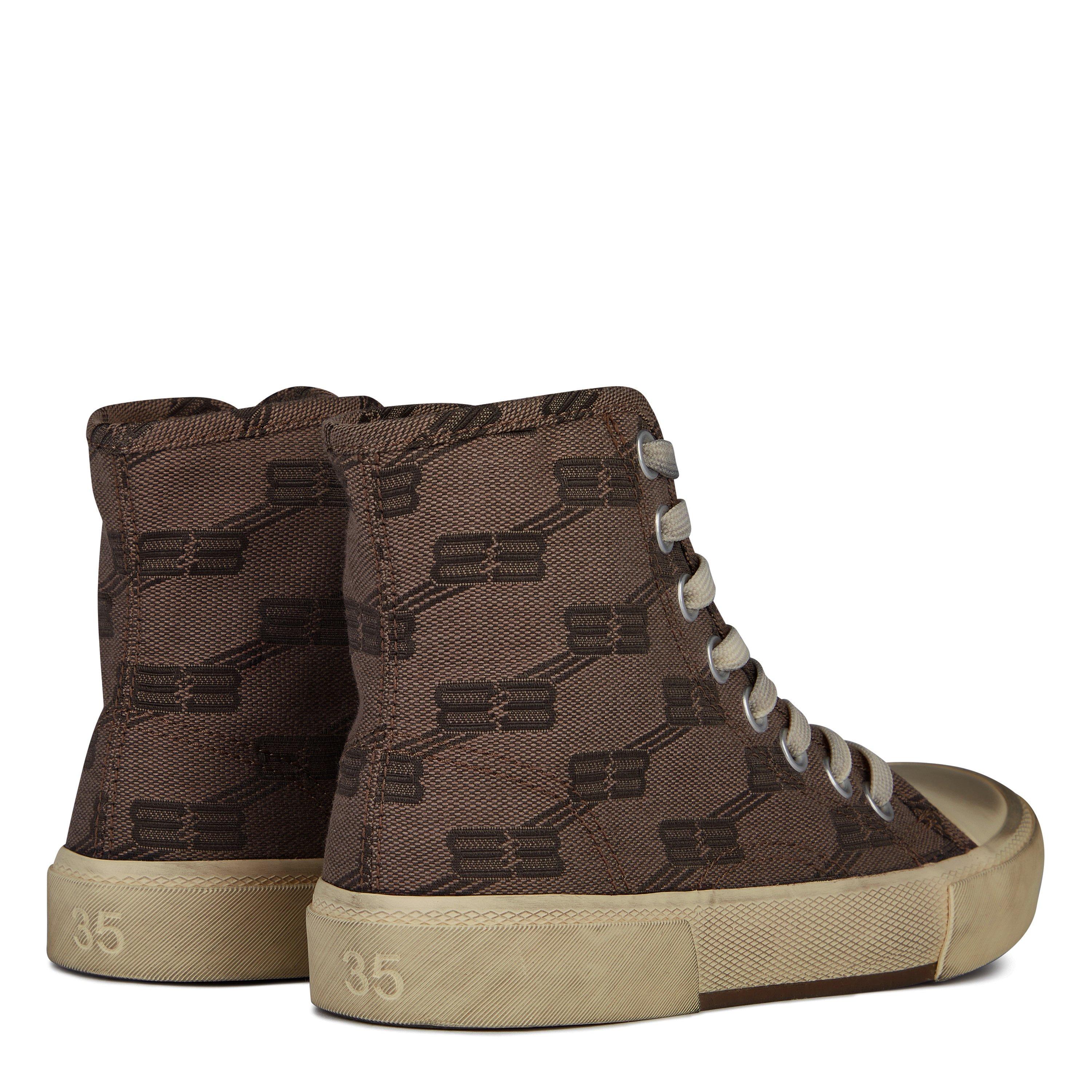 Mink/Beige 2298 - Balenciaga - Bb Monogram Paris Hi-Tops - 5