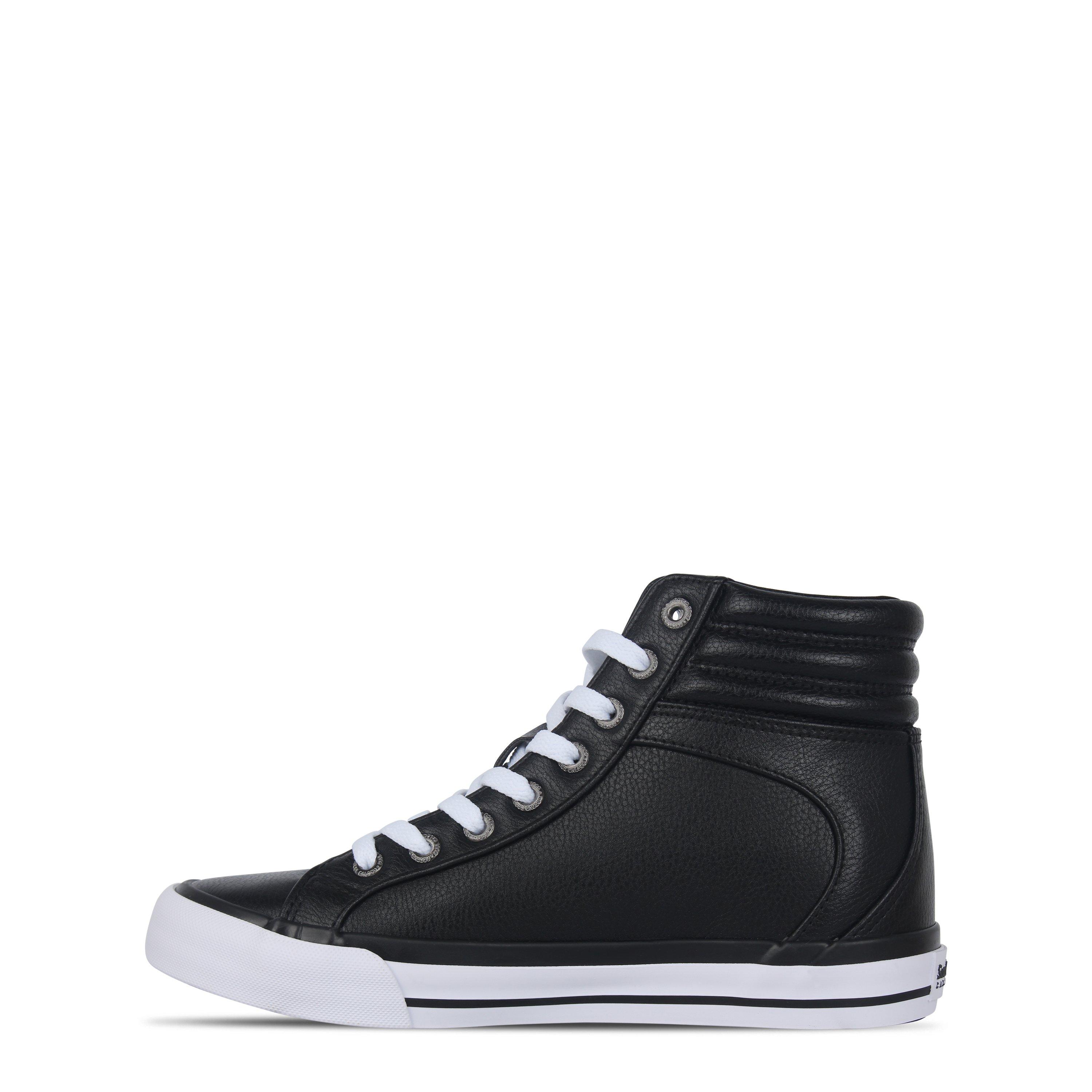 Black/White - SoulCal - Asti Hi Tops Trainers Womens - 2