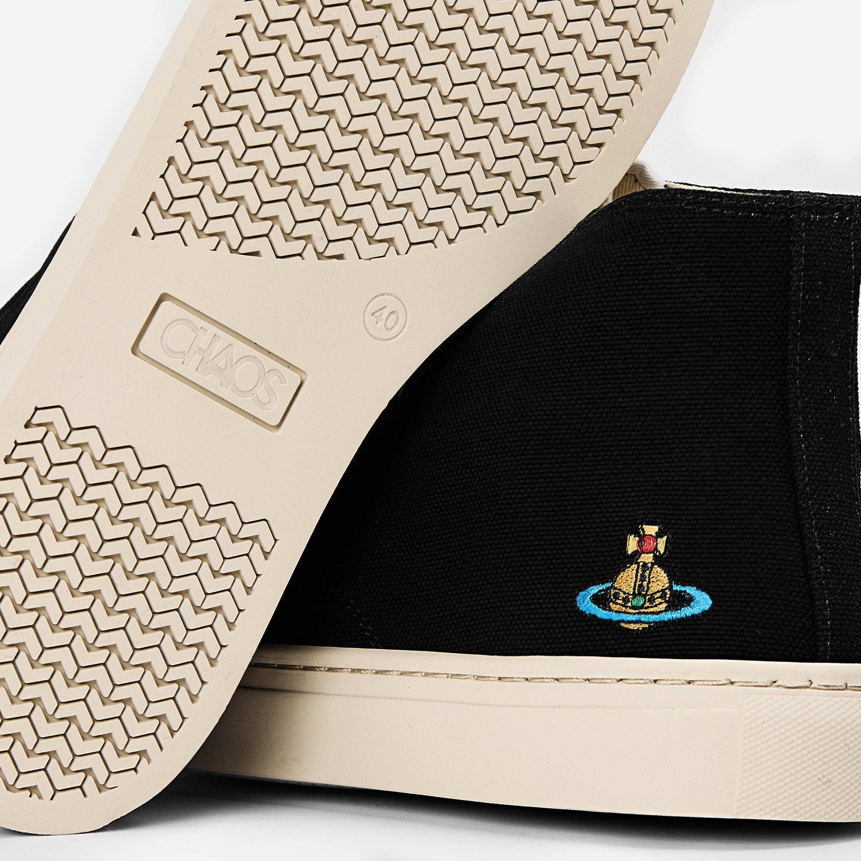 Black Canvas - Vivienne Westwood - Women's Viv Canvas High-Top Trainers - 4