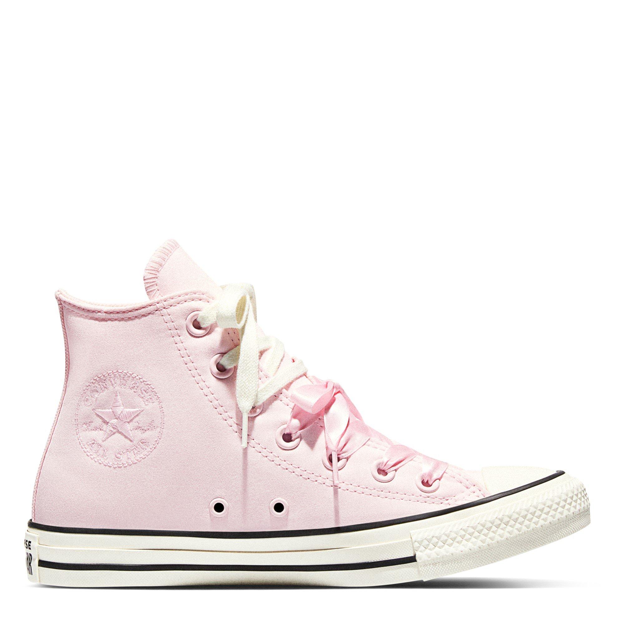 Lght Pink/Egret - Converse - Women's Canvas High-Top Trainers - 1