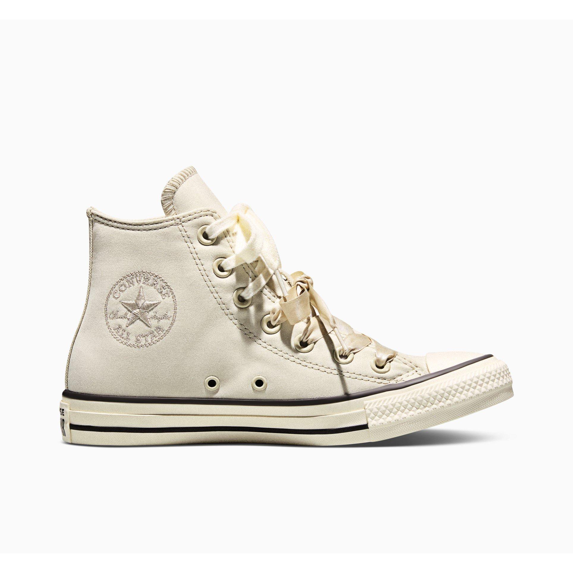 Sage/Egret - Converse - Women's Canvas High-Top Trainers - 1