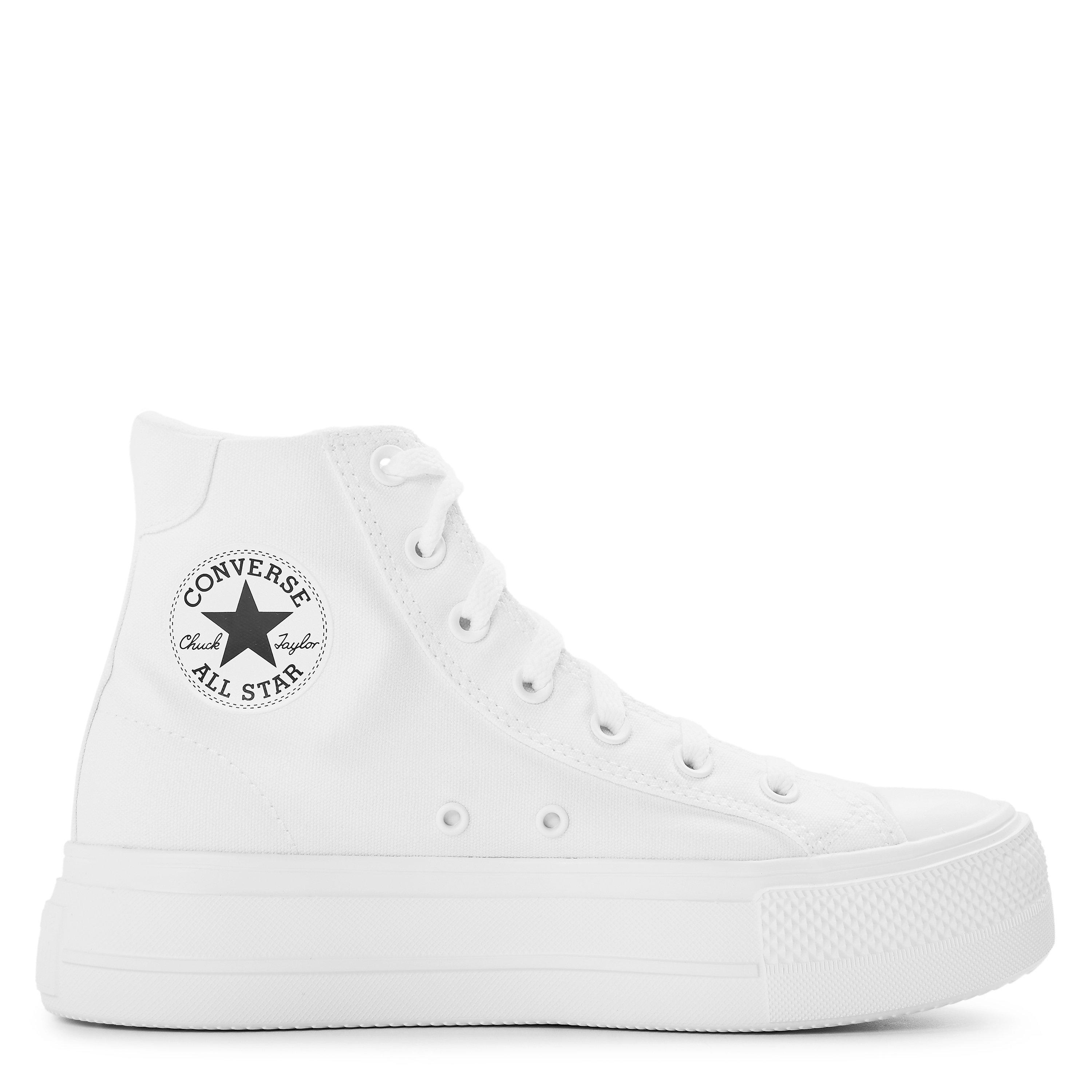 Converse Women's Day One Pit Canvas High-Top Trainers - White - 4.5 (37.5)